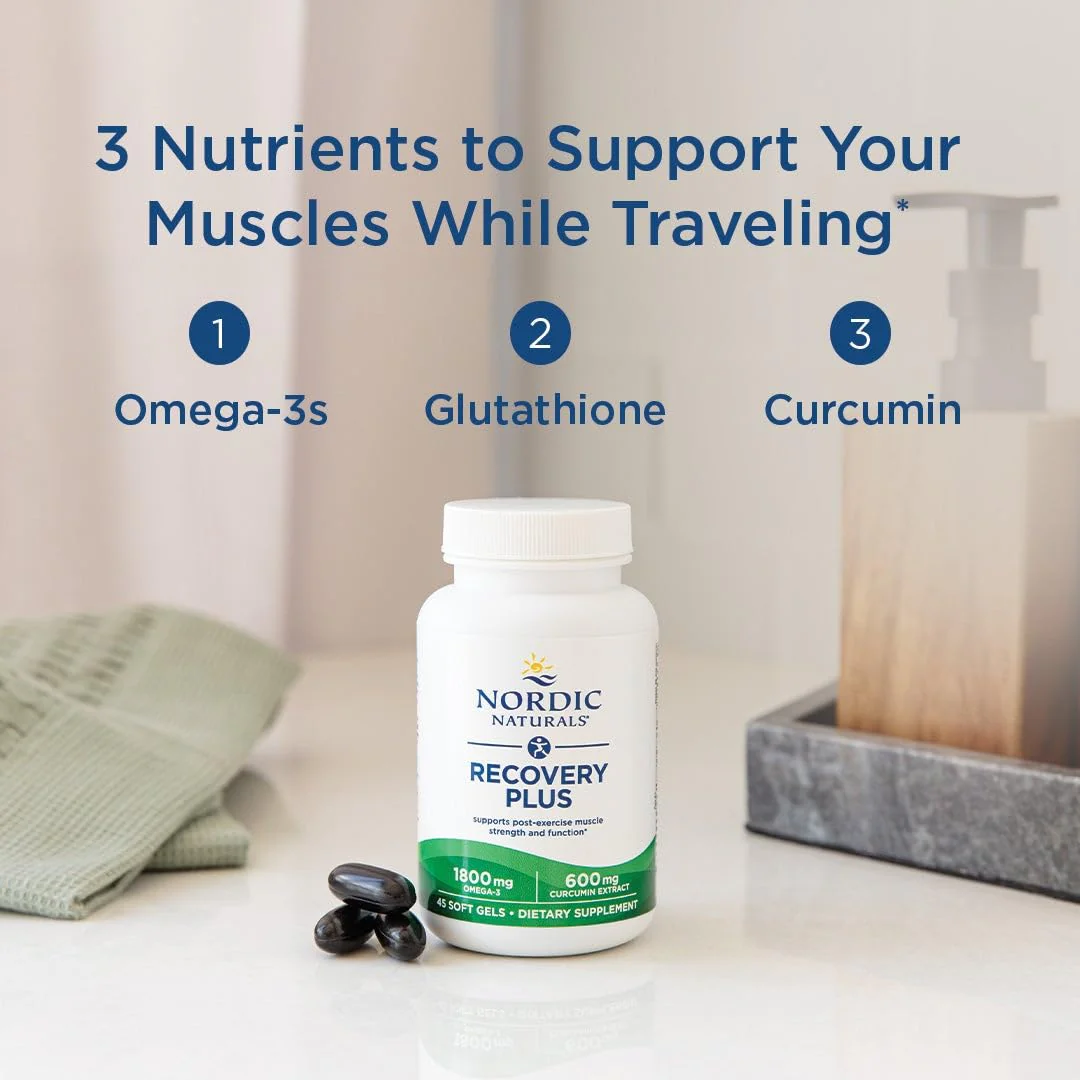 Nordic Naturals Recovery Plus Unflavored 45 Soft Gels, 15 Servings, 1800 mg Omega-3 - Image 7