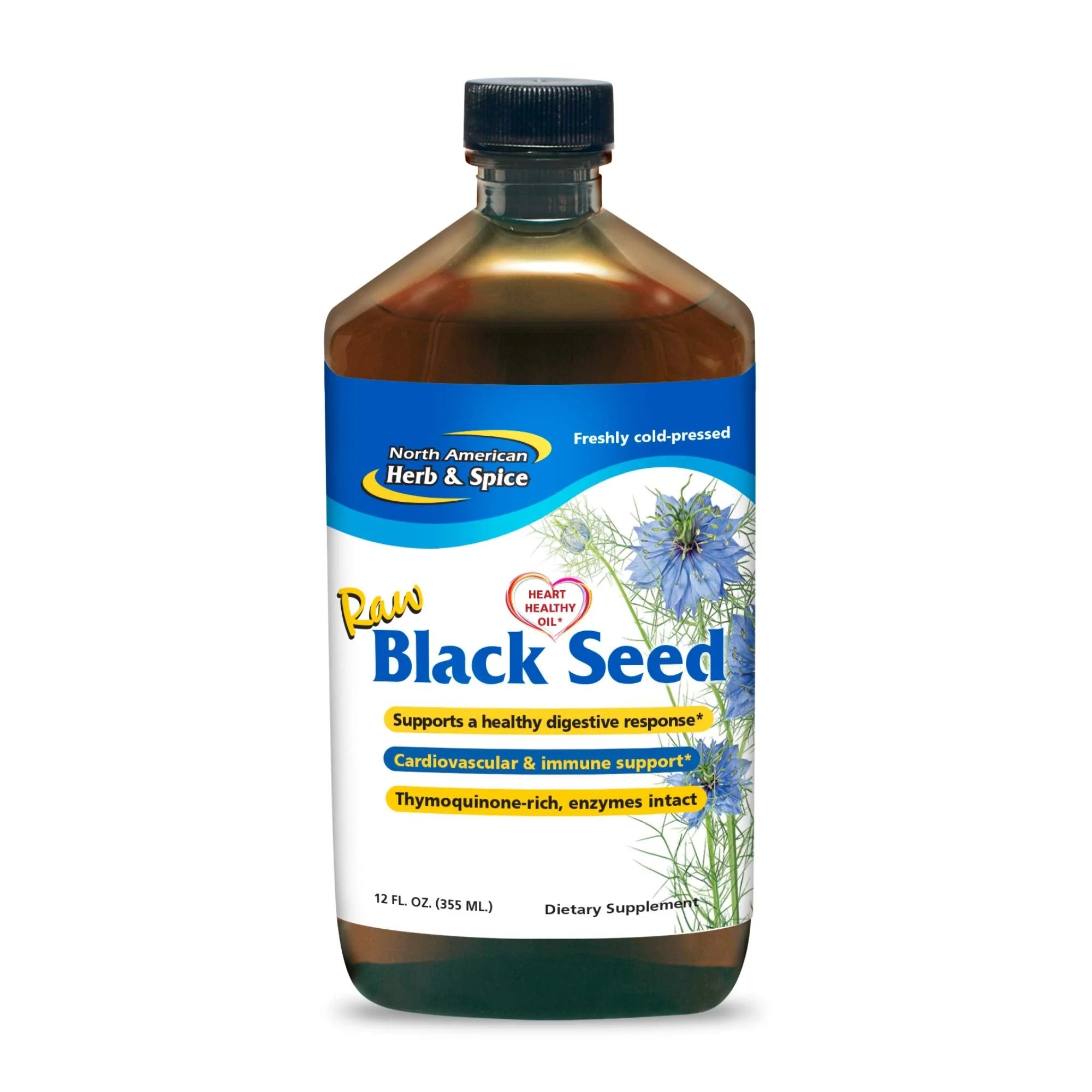 North American Herb & Spice Black Seed Oil 12 oz – Heart & Immune Support - Image 9