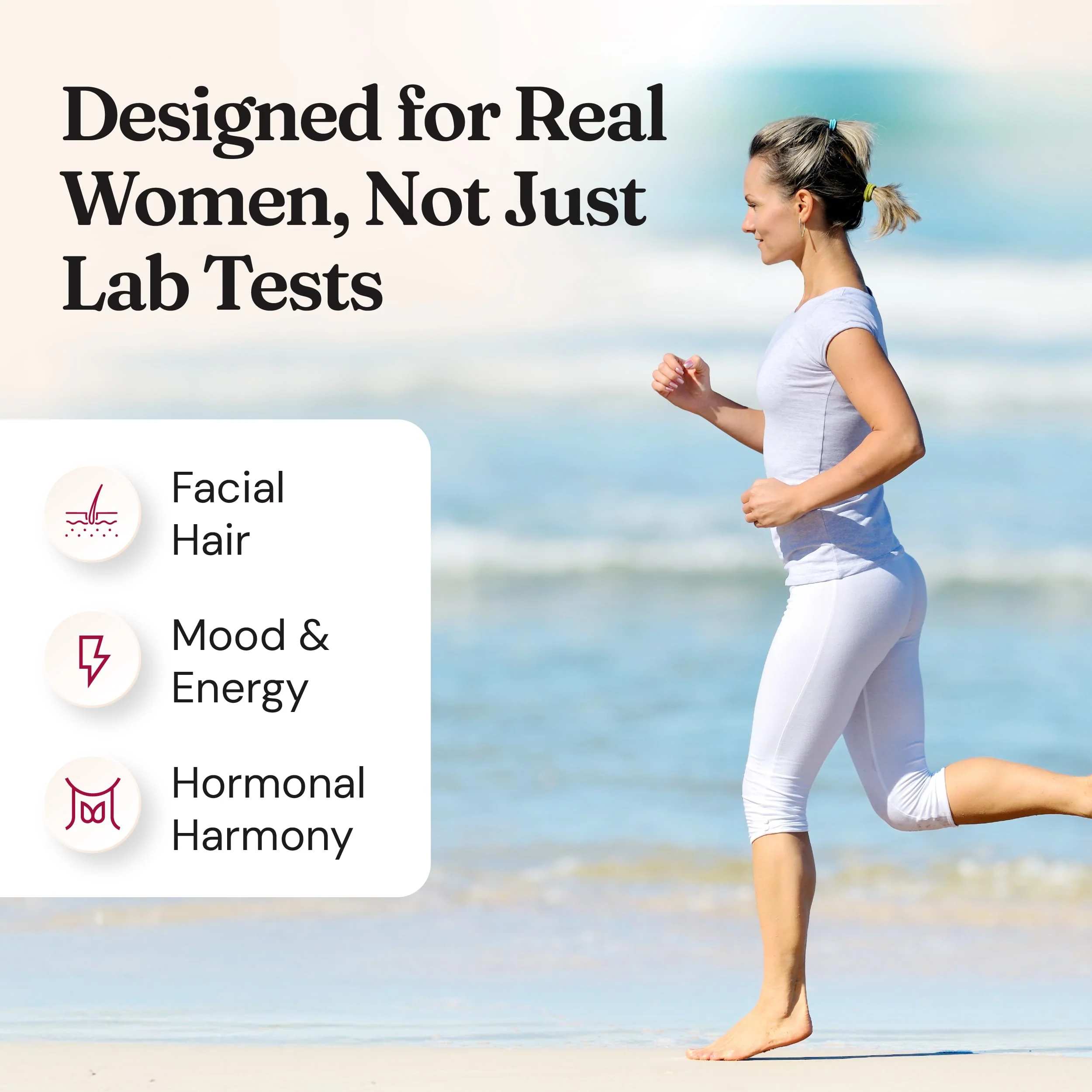 Nourished AndroEase Plus – Vegan Hormone Balance for Women | Zinc, Reishi, Green Tea - Image 2