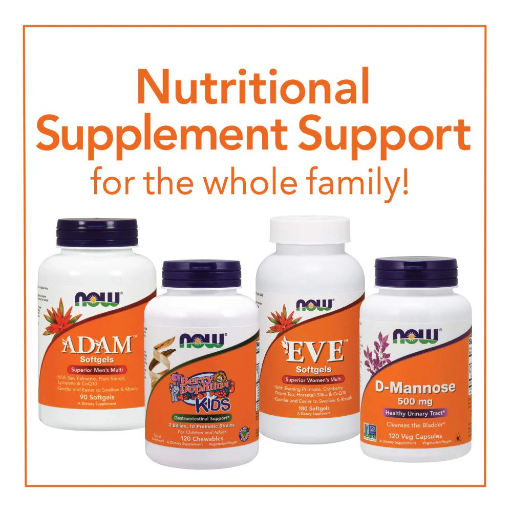 NOW Foods Adam Men's Multivitamin Softgels - 180 Count | Daily Multivitamin for Men - Image 8