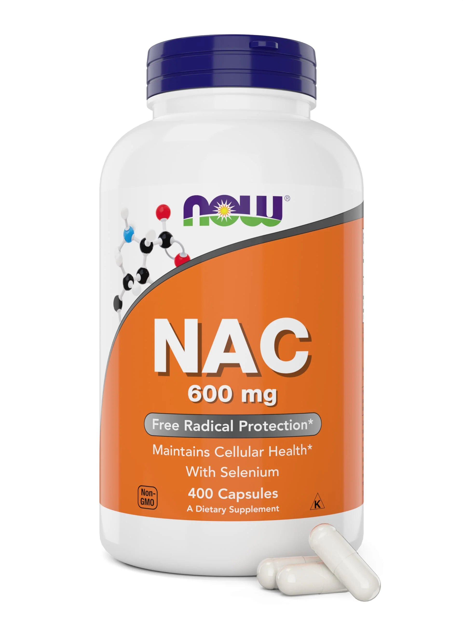 NOW Foods NAC 600 mg with Selenium - 400 Capsules | N-Acetyl Cysteine Supplement - Image 5