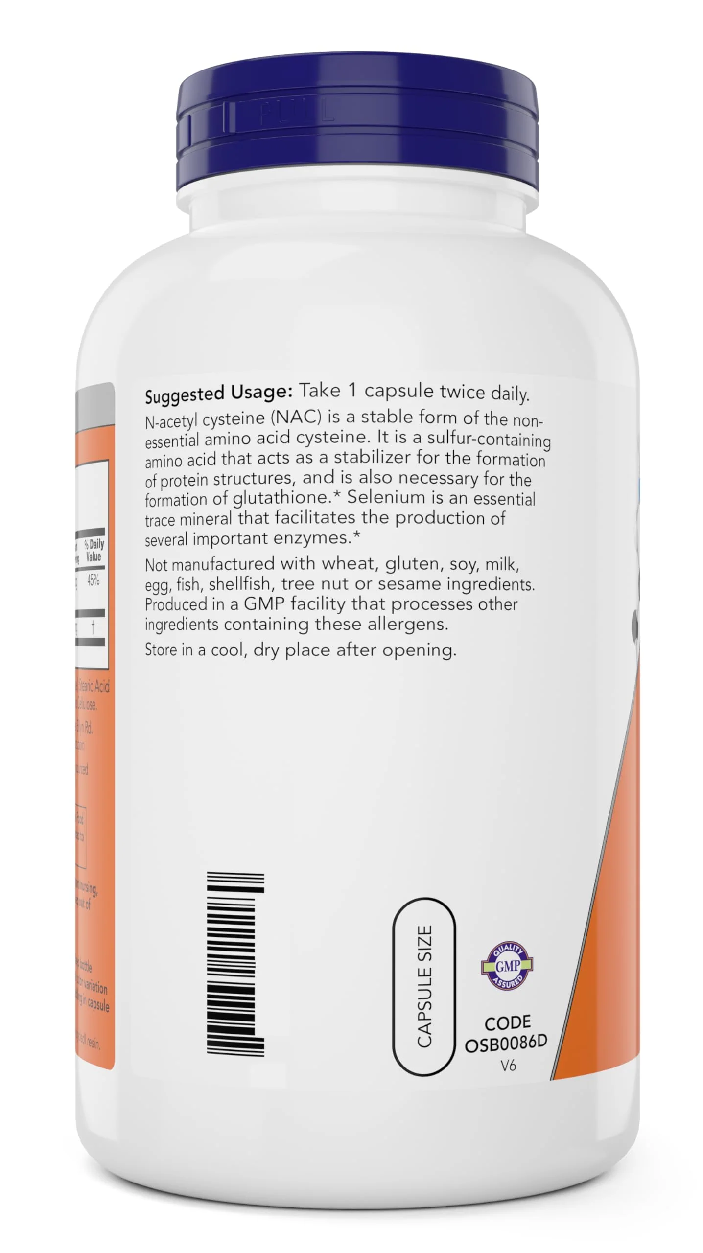 NOW Foods NAC 600 mg with Selenium - 400 Capsules | N-Acetyl Cysteine Supplement - Image 7