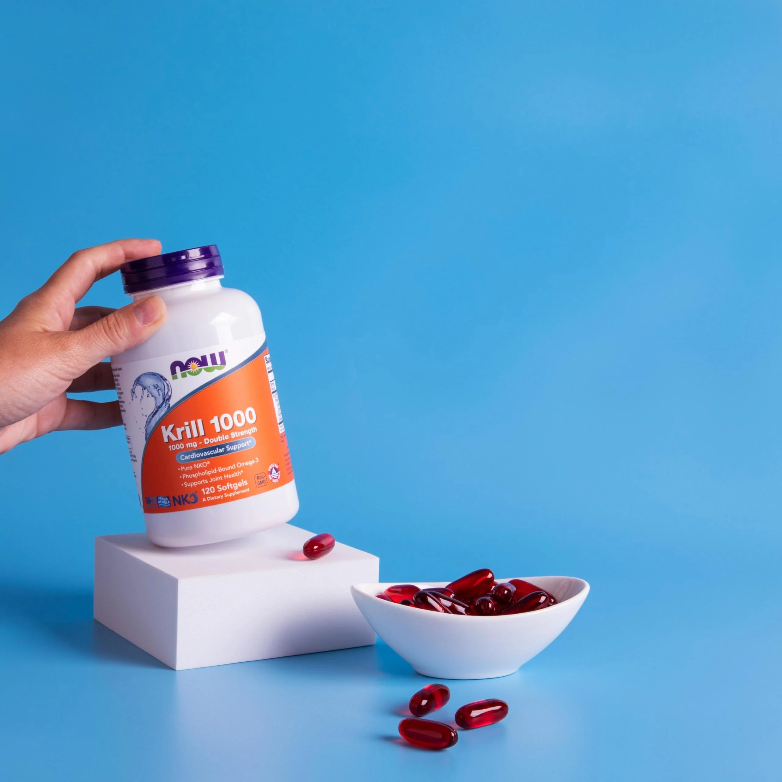 NOW Foods Neptune Krill Double Strength 1000 mg – Phospholipid-Bound Omega-3, 120 Softgels - Image 3