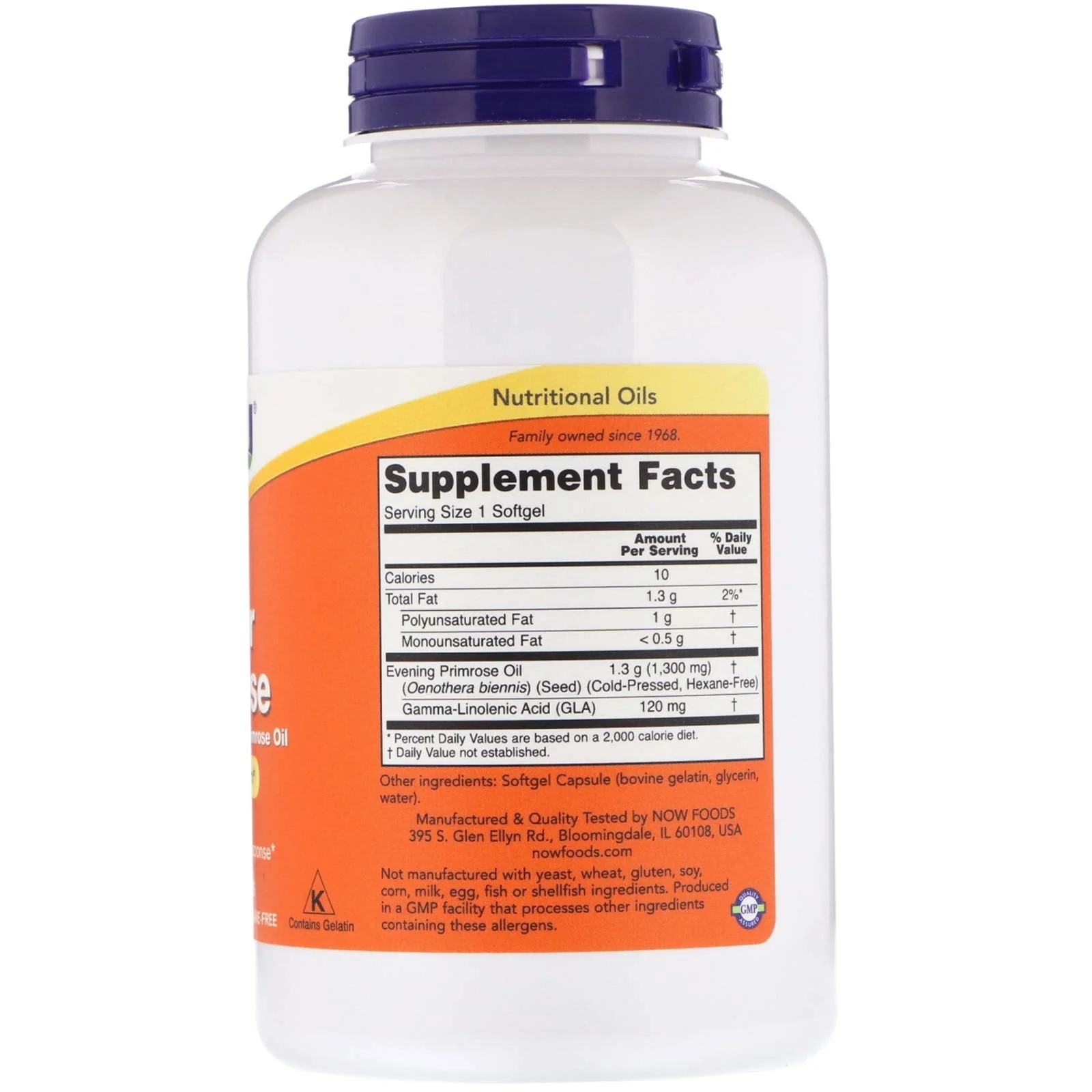 Now Foods Super Primrose 1300mg – 120 gels (Pack of 2) | GLA Omega-6 - Image 2