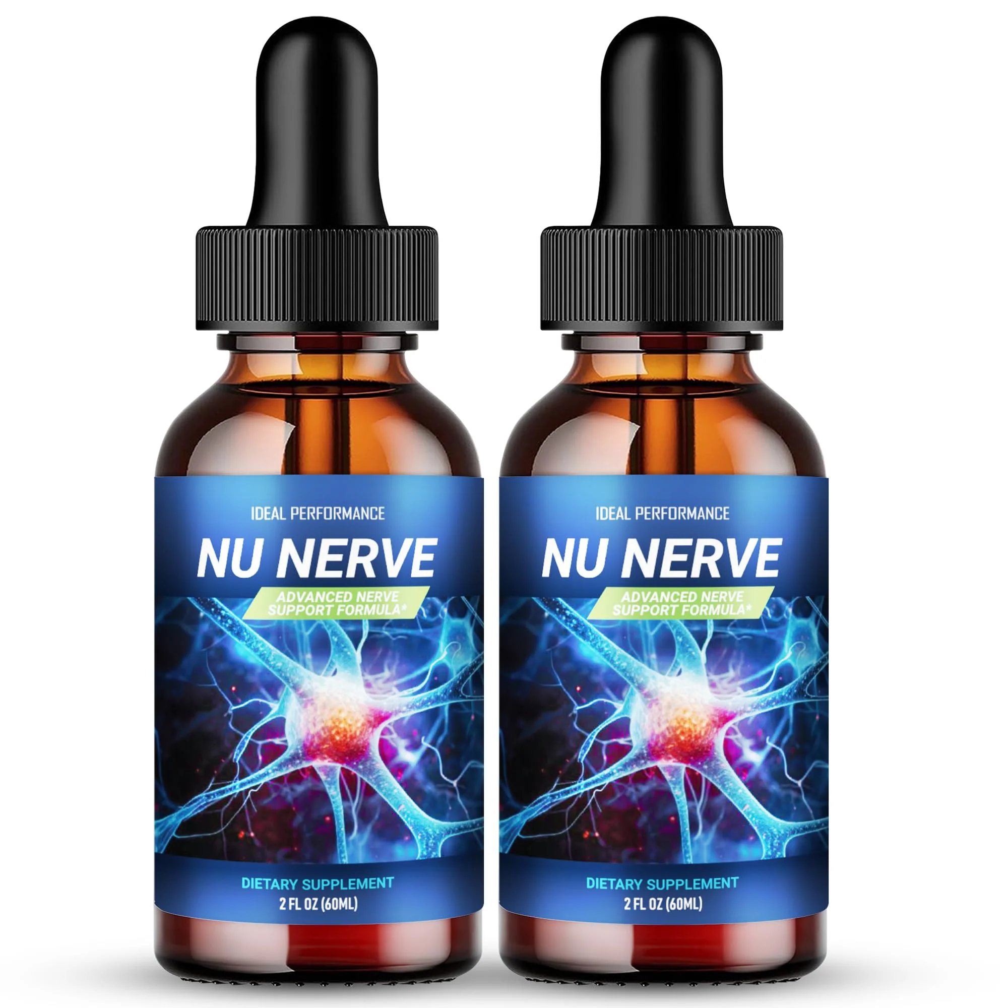 Nu Nerve Drops - Nerve Health Support | NuNerve Liquid Drops 2 Pack