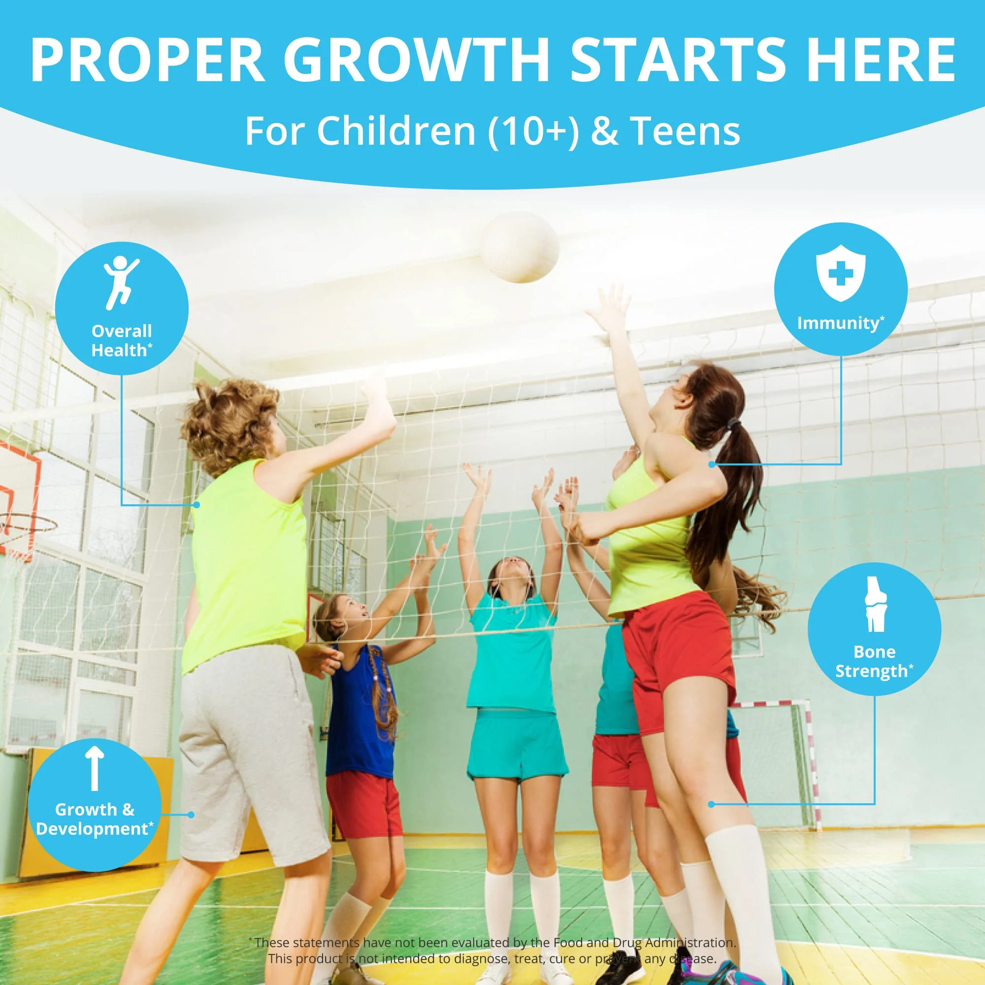 NuBest Doctor Plus: Calcium, Vitamin D3, Vitamin K2 MK7 & Magnesium for Bone Strength (Age 10+) 60 Capsules - Image 6