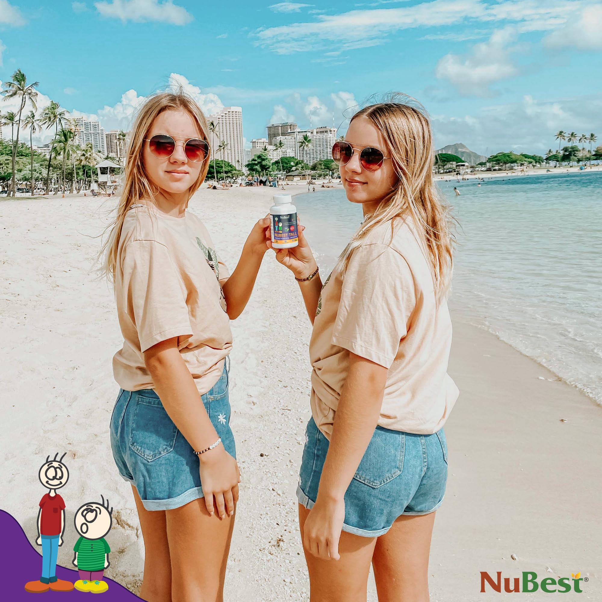 NuBest Tall 10+ Premium Bone Strength Formula for Ages 10+ — Calcium, D3 & K2 | 60 Capsules - Image 16