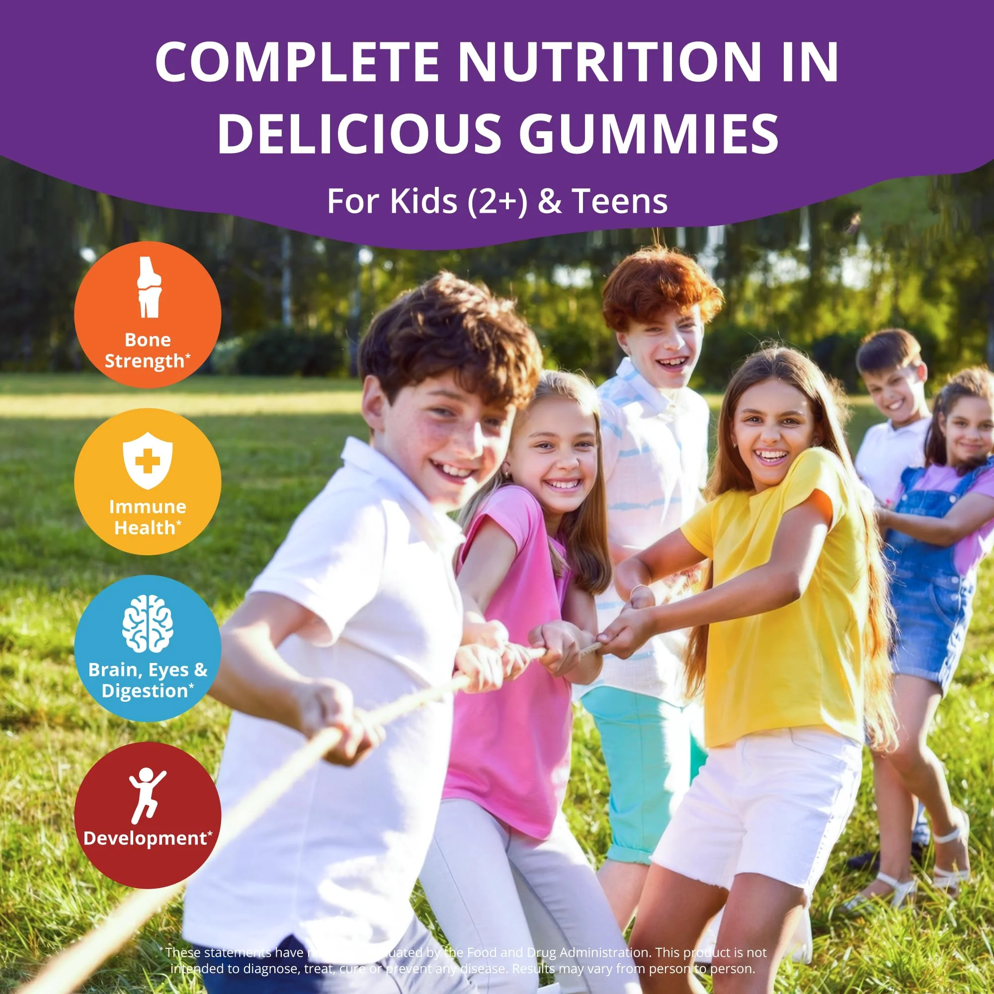 NuBest Tall Gummies for Kids & Teens | Bone Strength, Immunity, Digestive Health | 20+ Vitamins, No Added Sugar - Image 11