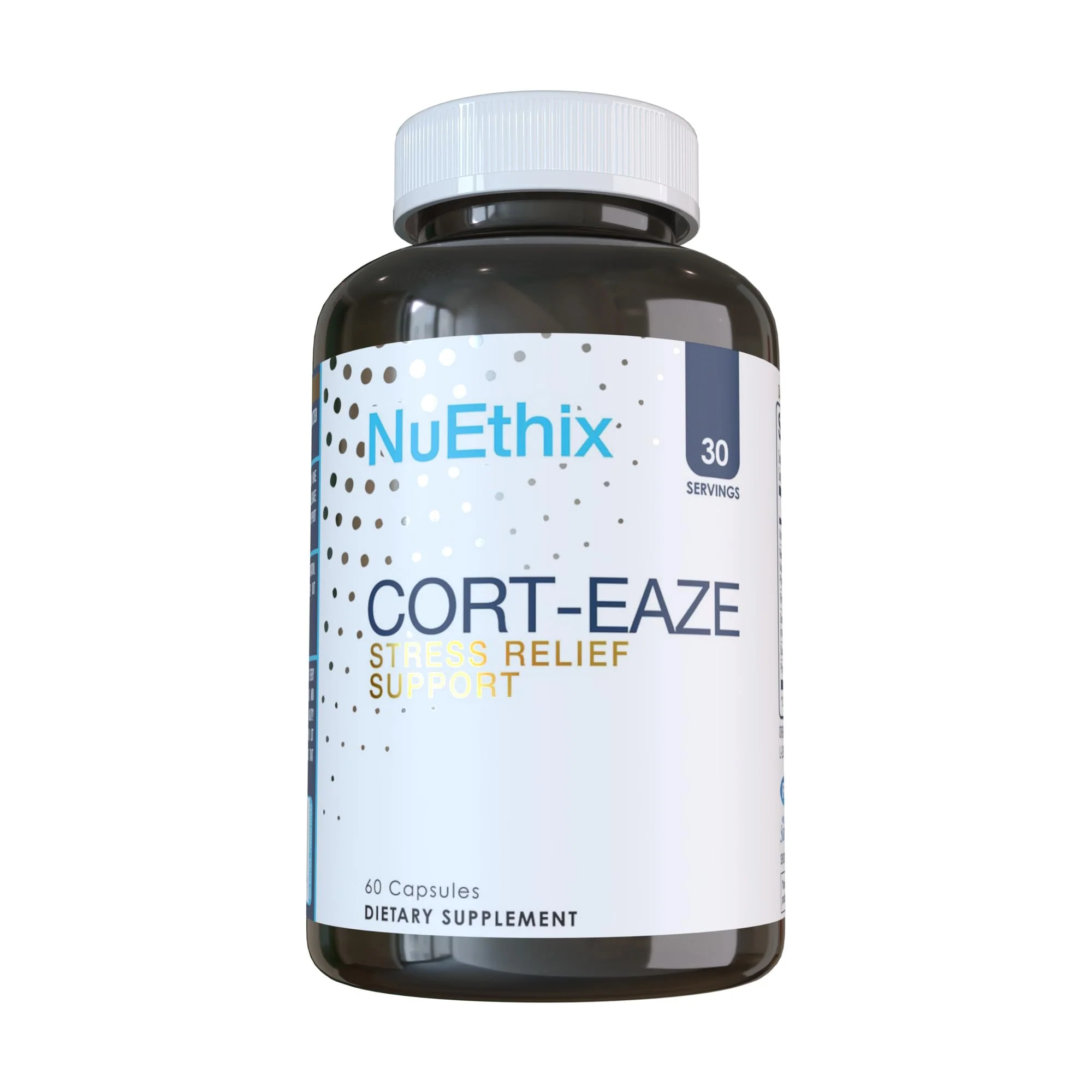 NuEthix Formulations Cort-Eaze – Cortisol Support Supplement with Ashwagandha, L-Theanine & Rhodiola Rosea | 60 Capsules - Image 10