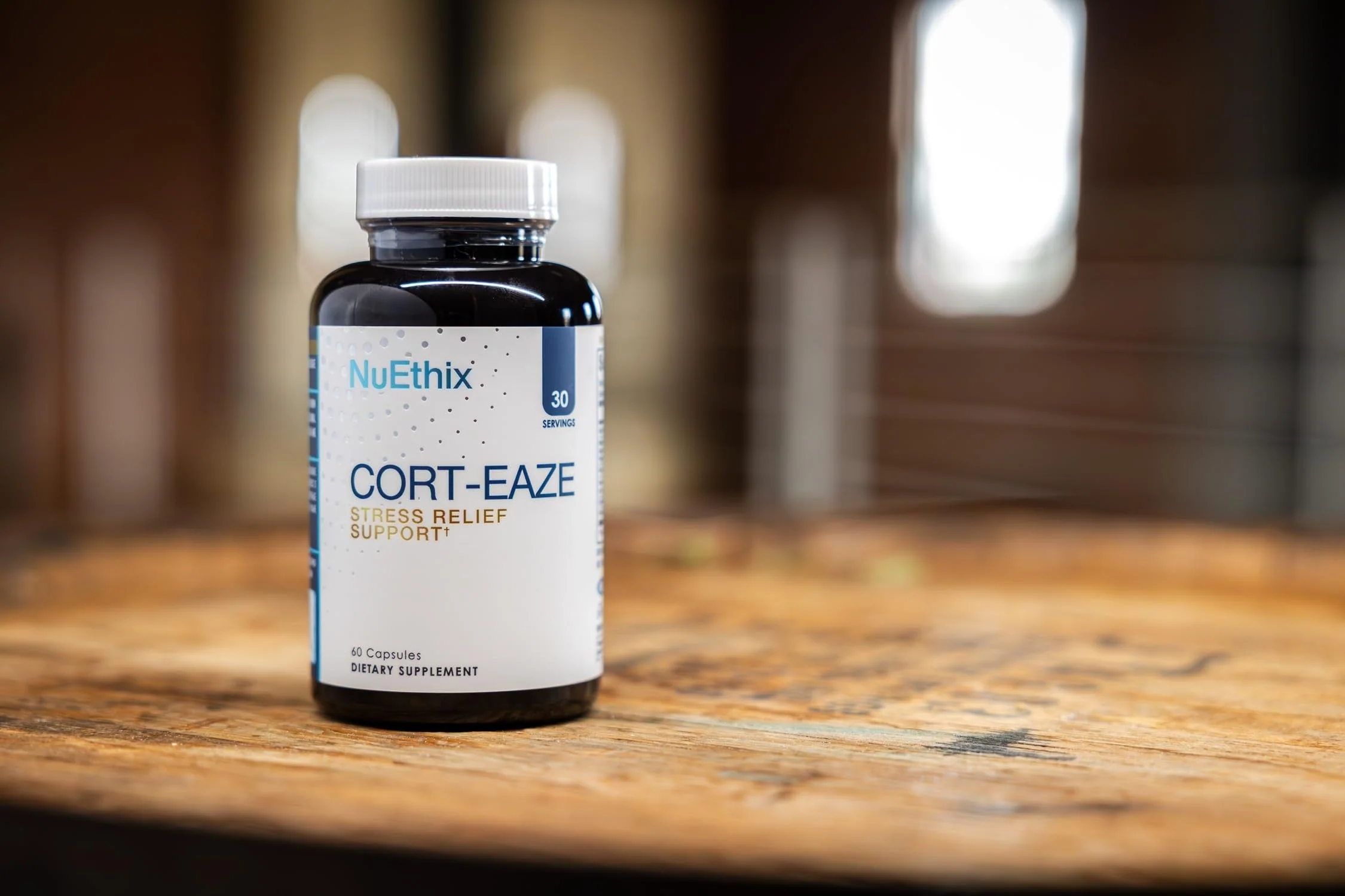 NuEthix Formulations Cort-Eaze – Cortisol Support Supplement with Ashwagandha, L-Theanine & Rhodiola Rosea | 60 Capsules - Image 3