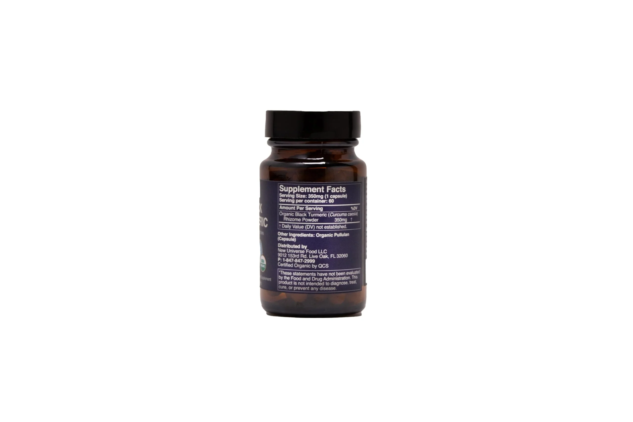 NUF Organic Black Turmeric 350mg Capsules – US Grown, Vegan, Gluten Free, Non-GMO - Image 17