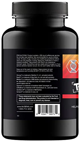 Nugenix Thermo-X Thermogenic Fat Burner for Men – Extreme Metabolic Accelerator, 60 Count - Image 2
