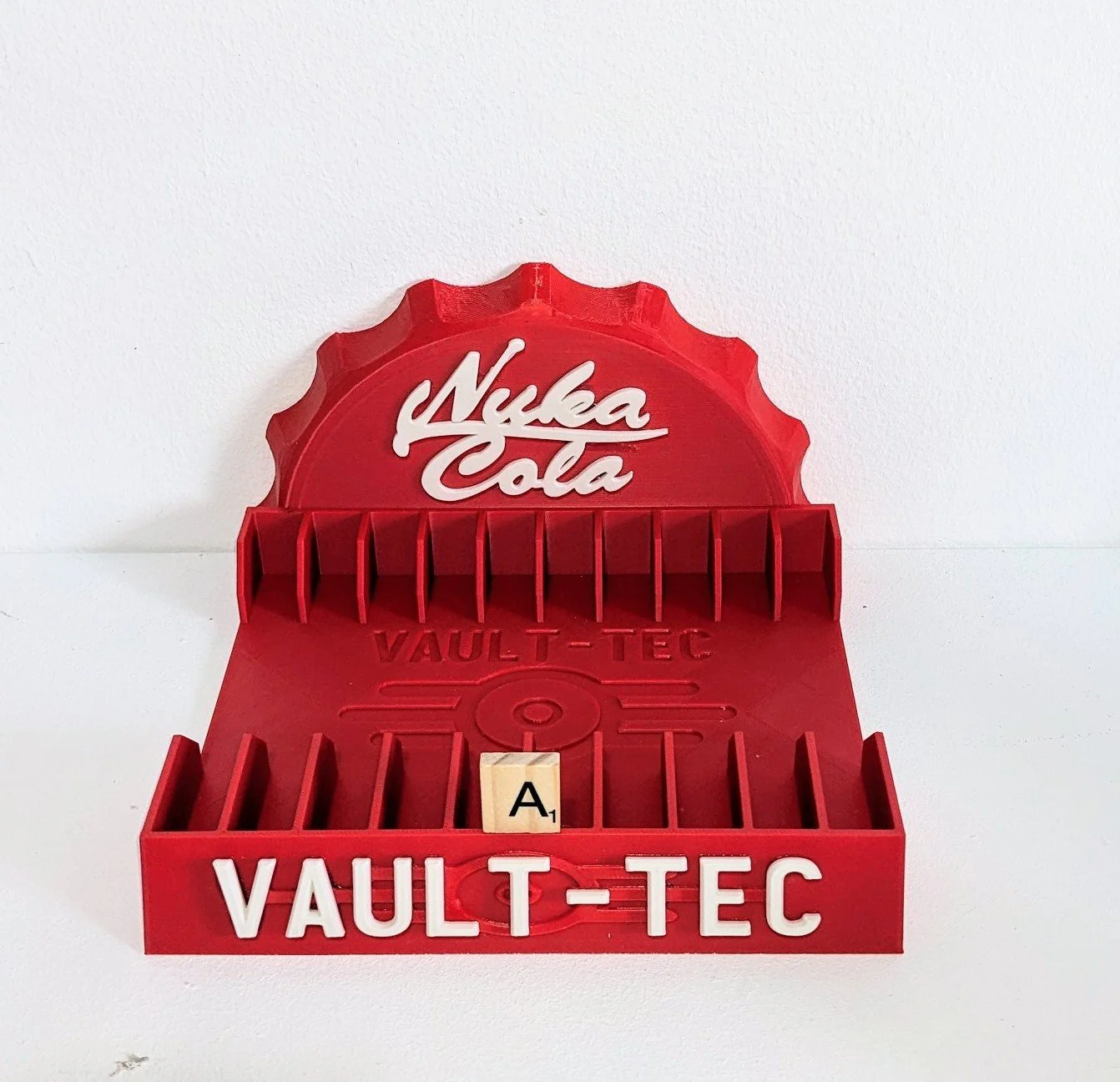Nuka Cola Video game holder Fallout, Xbox one 360 Playstation 2 Ps 3 4 5 Sega Saturn Game Cube Wii DVD Blu Ray - Image 2