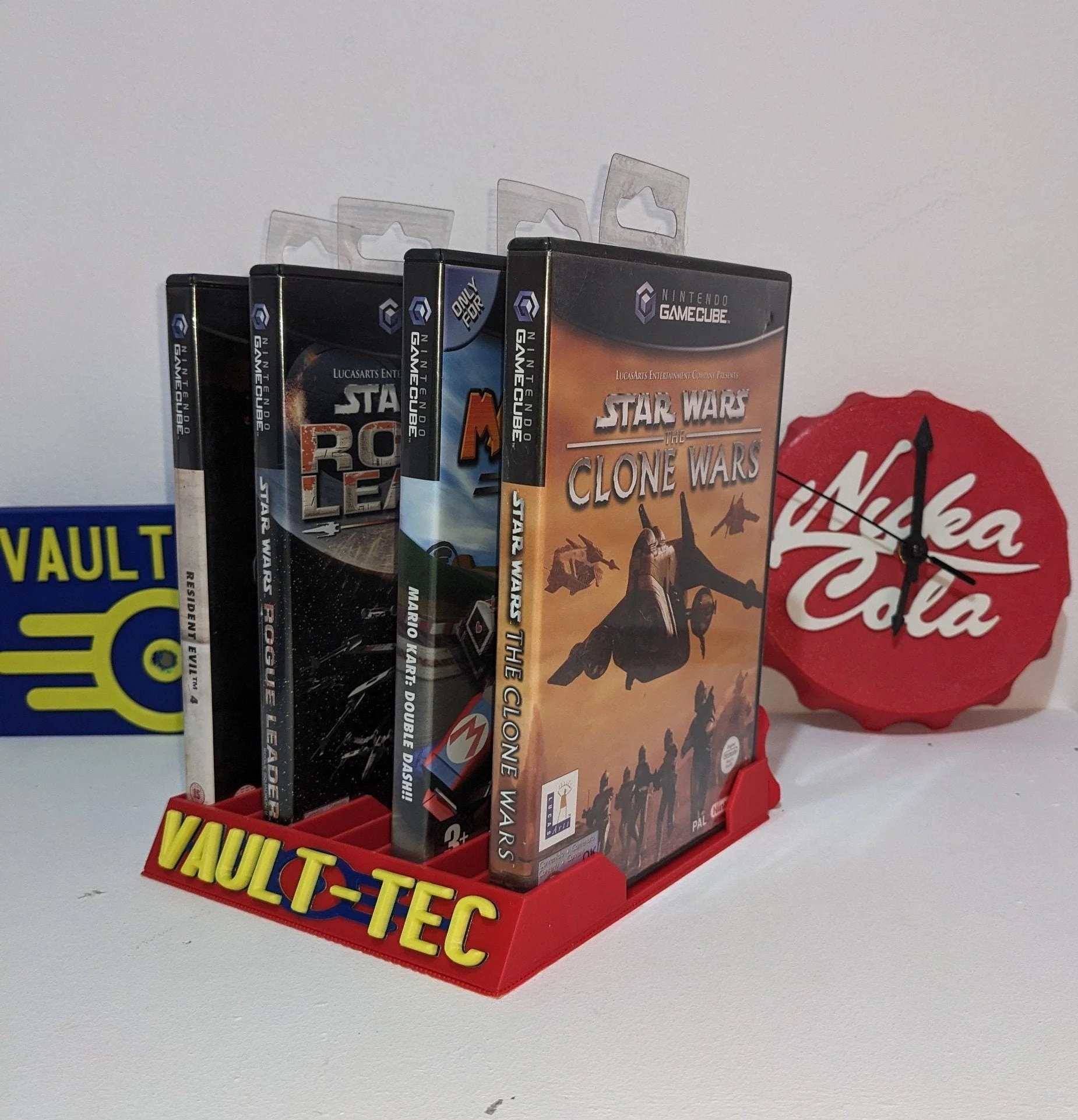 Nuka Cola Video game holder Fallout, Xbox one 360 Playstation 2 Ps 3 4 5 Sega Saturn Game Cube Wii DVD Blu Ray - Image 9
