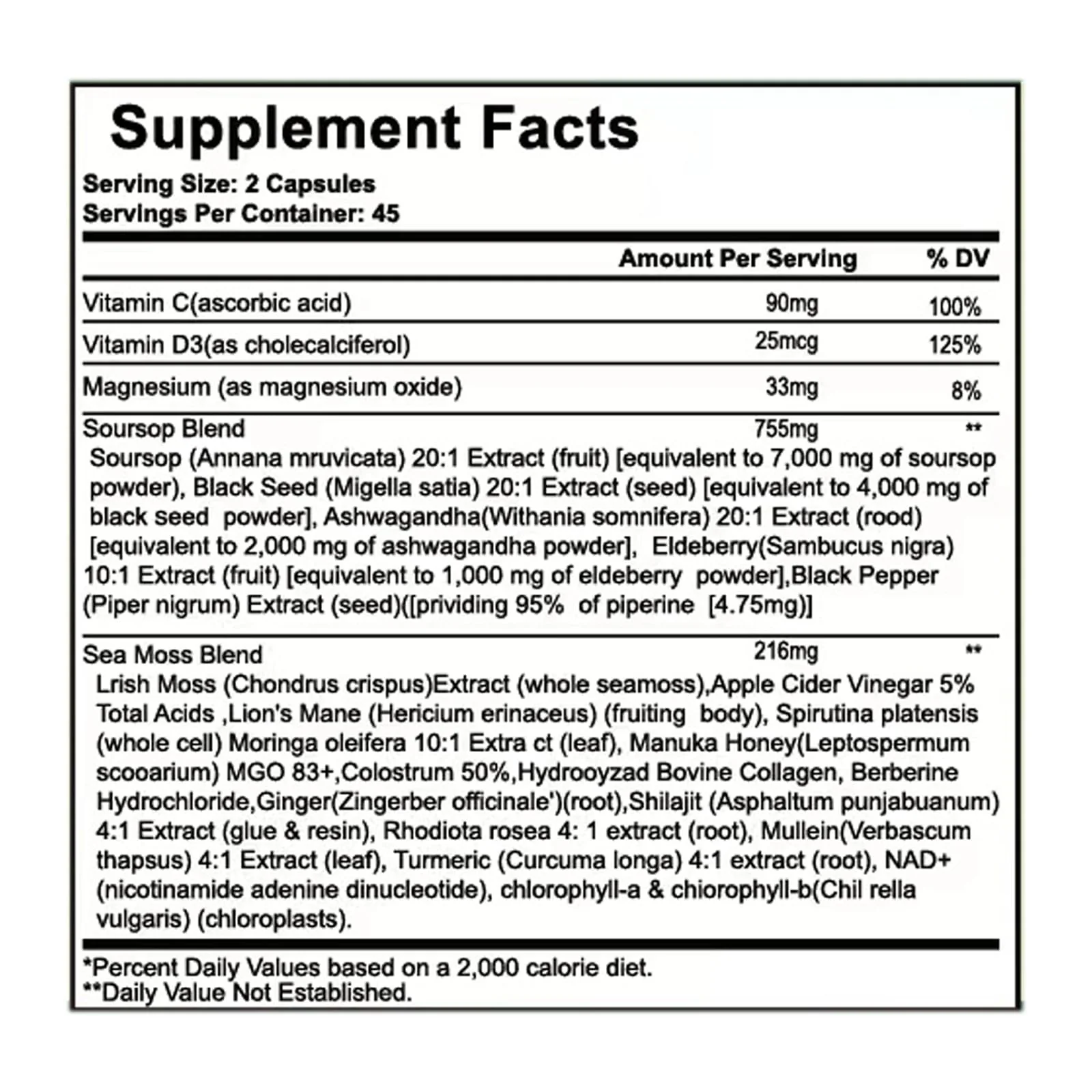 Nukupuns Soursop Capsules – 24-in-1 Formula, Non-GMO, 90 Vegan Caps - Image 10