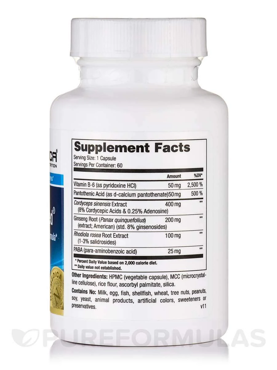 Numedica - Adrenamed 60 Vegetable Capsules | AdrenaMed 60C - Image 2