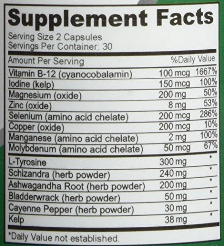 NusaPure Thyroid Support Supplement (Non-GMO) 120 Caps – Pack of 2 - Image 11