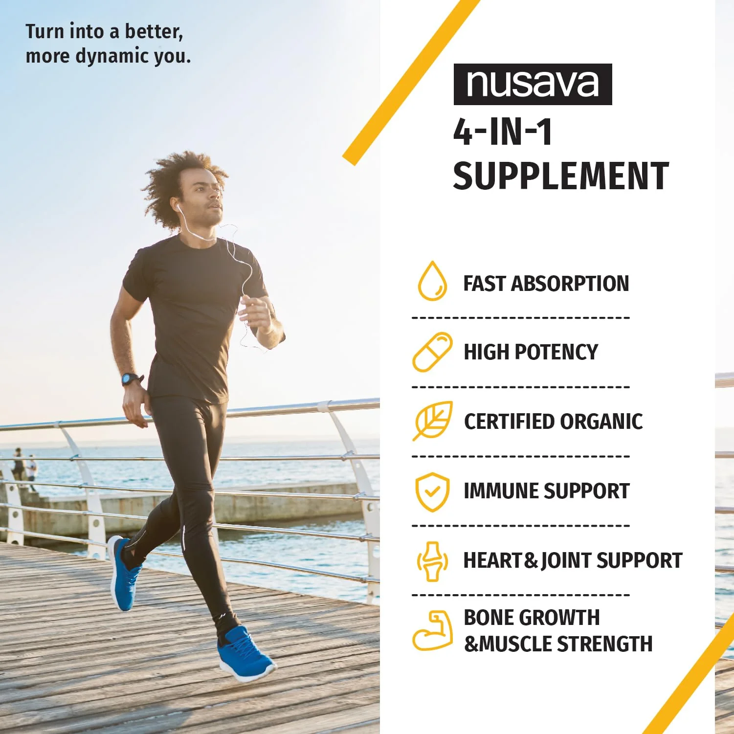 NUSAVA 4 Pack Organic Vitamin D3 K2 Drops with MCT Oil – 5000 IU, Vanilla - Image 2