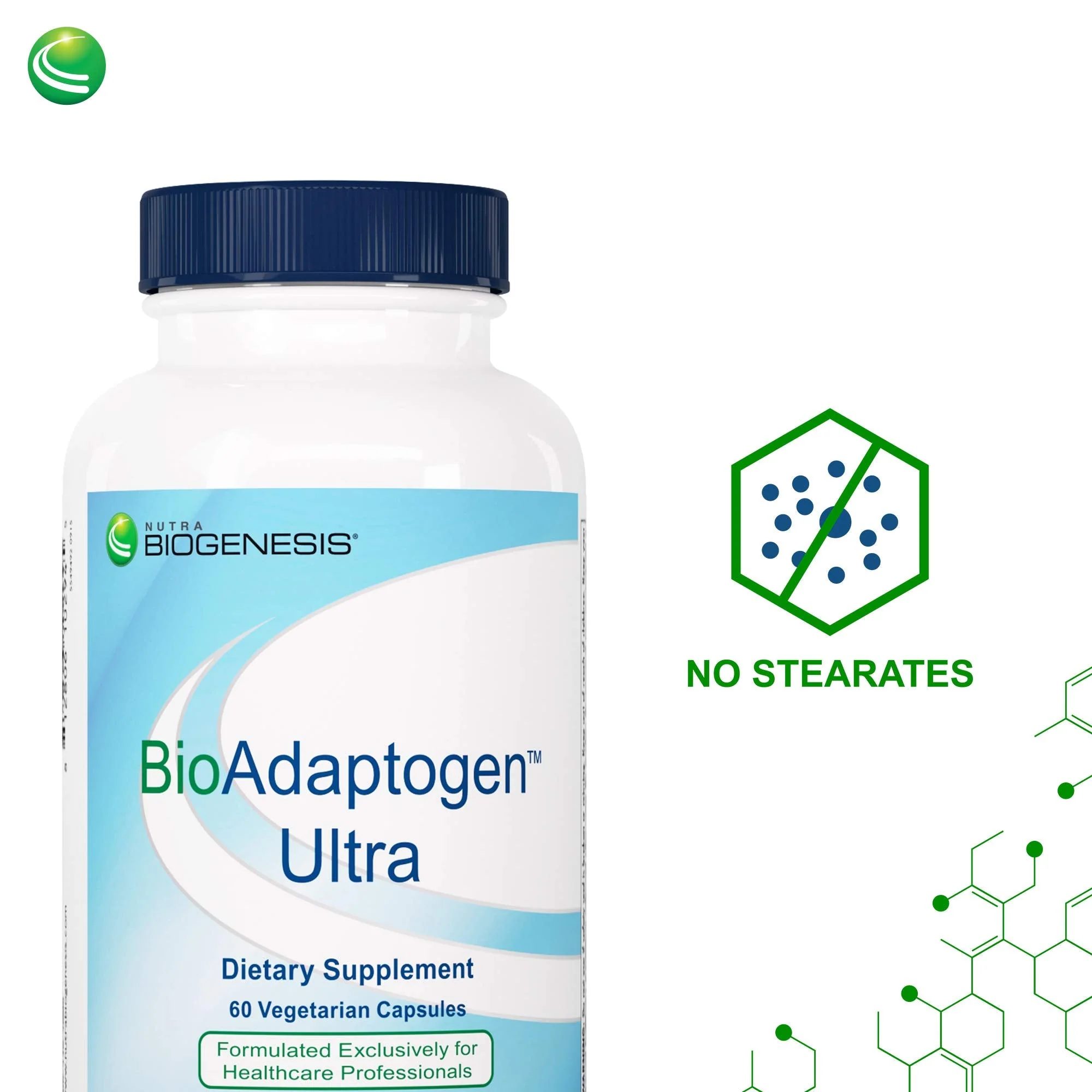 Nutra BioGenesis Bioadaptogen Ultra - Adaptogens for Stress Support (60 Caps) - Image 4