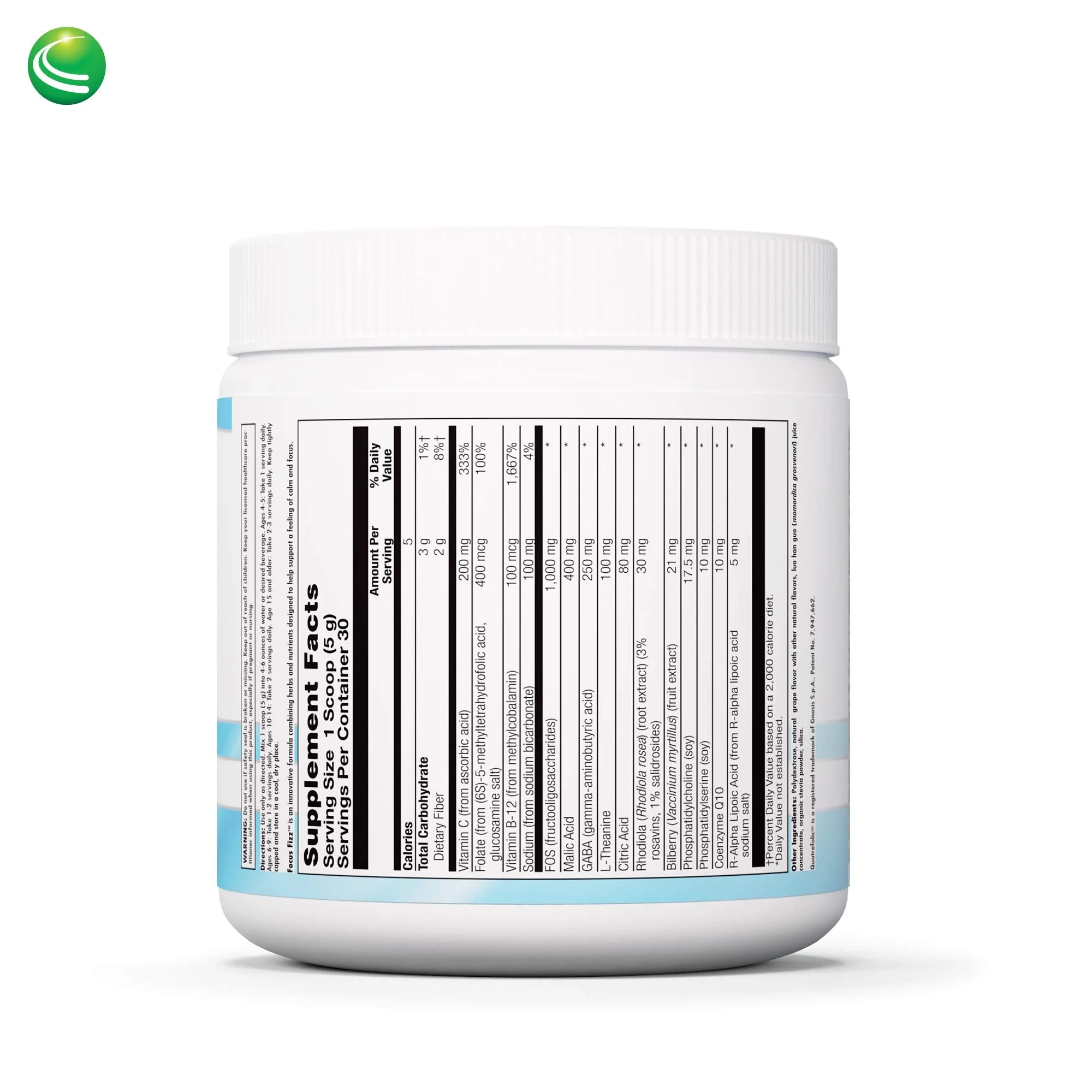 Nutra Biogenesis Focus Fizz – GABA L-Theanine Powder for Calm Focus - Image 2