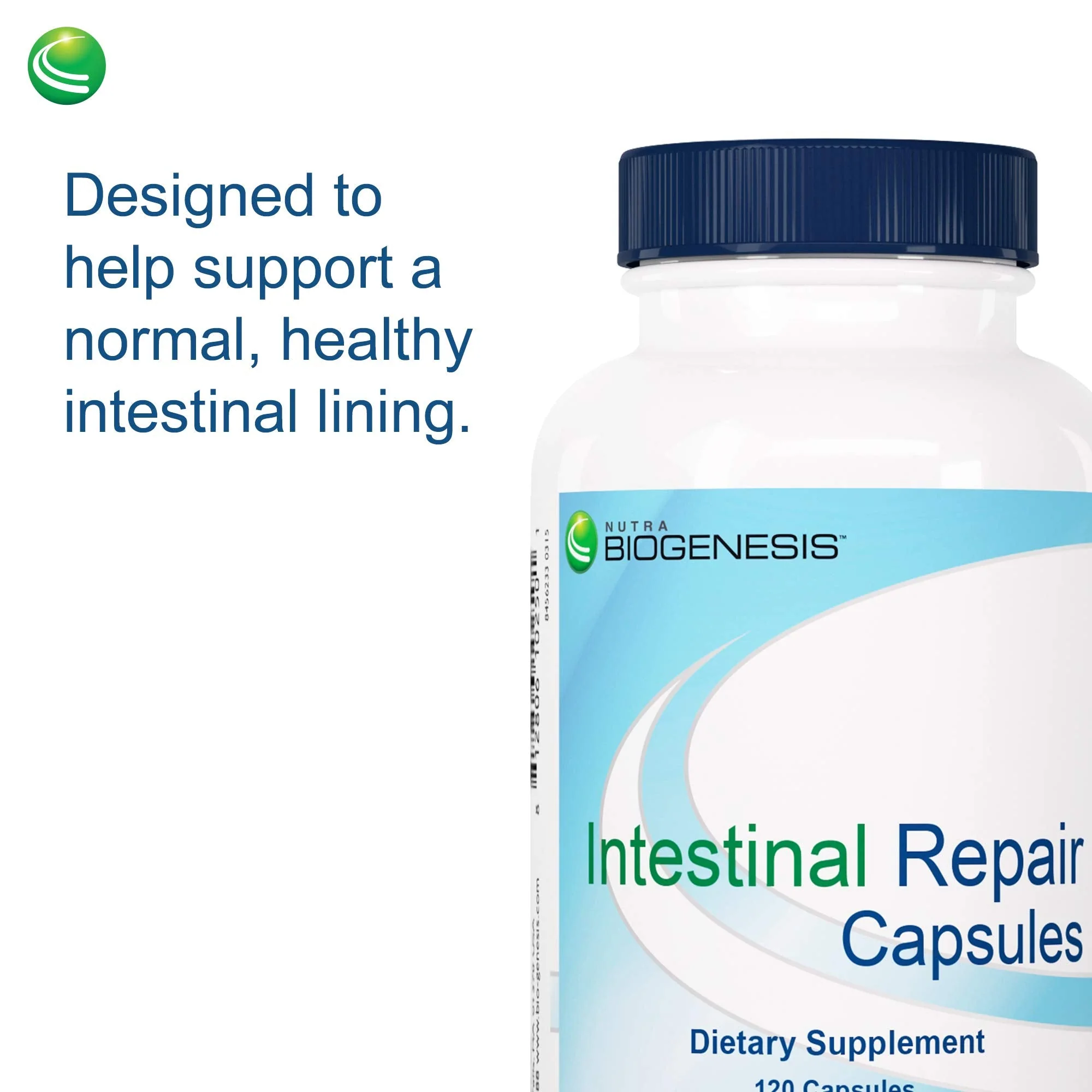 Nutra Biogenesis Intestinal Repair Capsules - Gut Health Supplement with Sodium Butyrate | 120 Capsules - Image 7