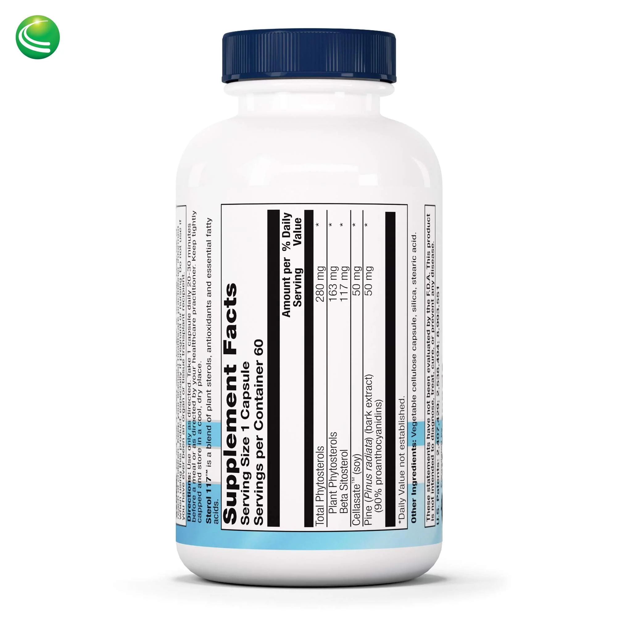 Nutra BioGenesis Sterol 117 | Plant Sterol Supplement | 60 Vegetarian Capsules - Image 9