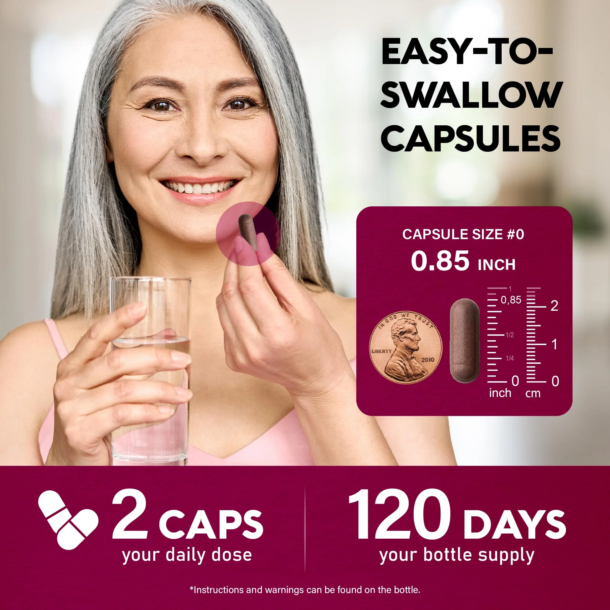 NutraHarmony Beet Root 5-in-1 Complex Capsules — Heart Health & Blood Pressure Support — 240 Capsules, Made in USA - Image 14