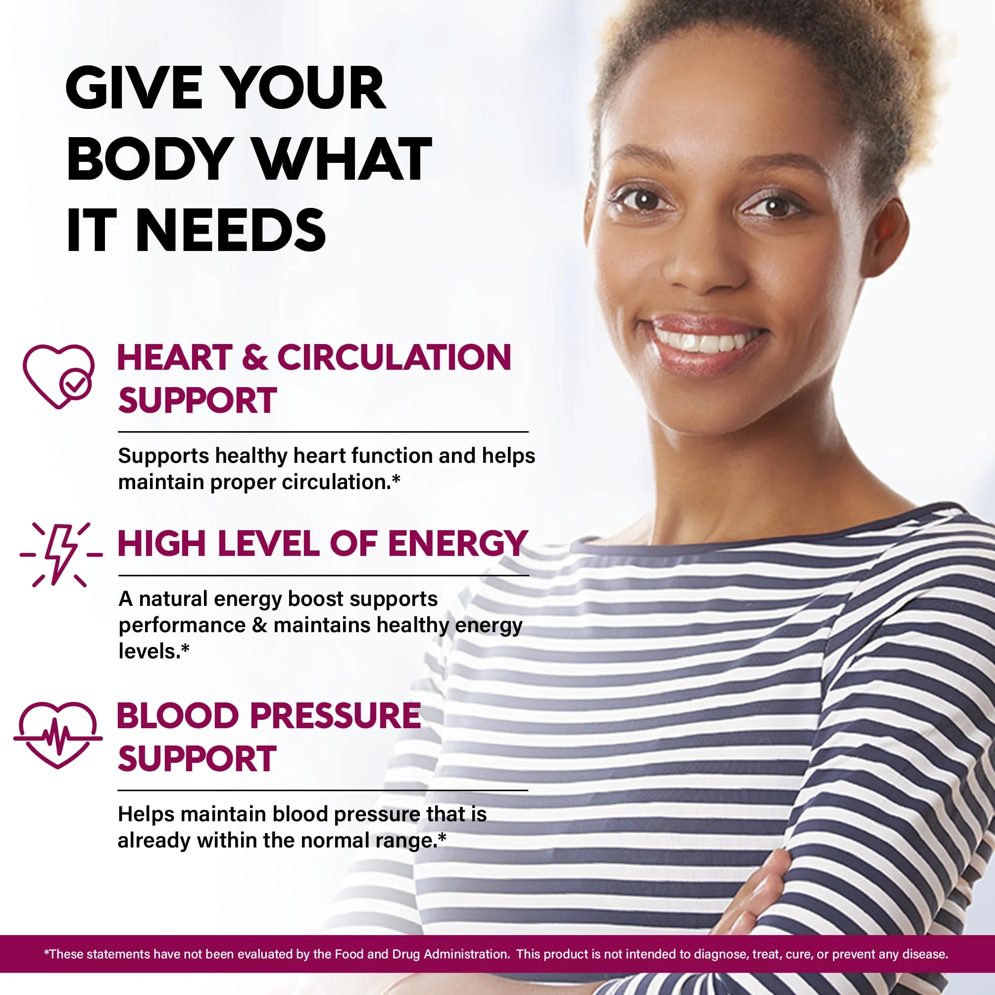 NutraHarmony Beet Root 5-in-1 Complex Capsules — Heart Health & Blood Pressure Support — 240 Capsules, Made in USA - Image 3