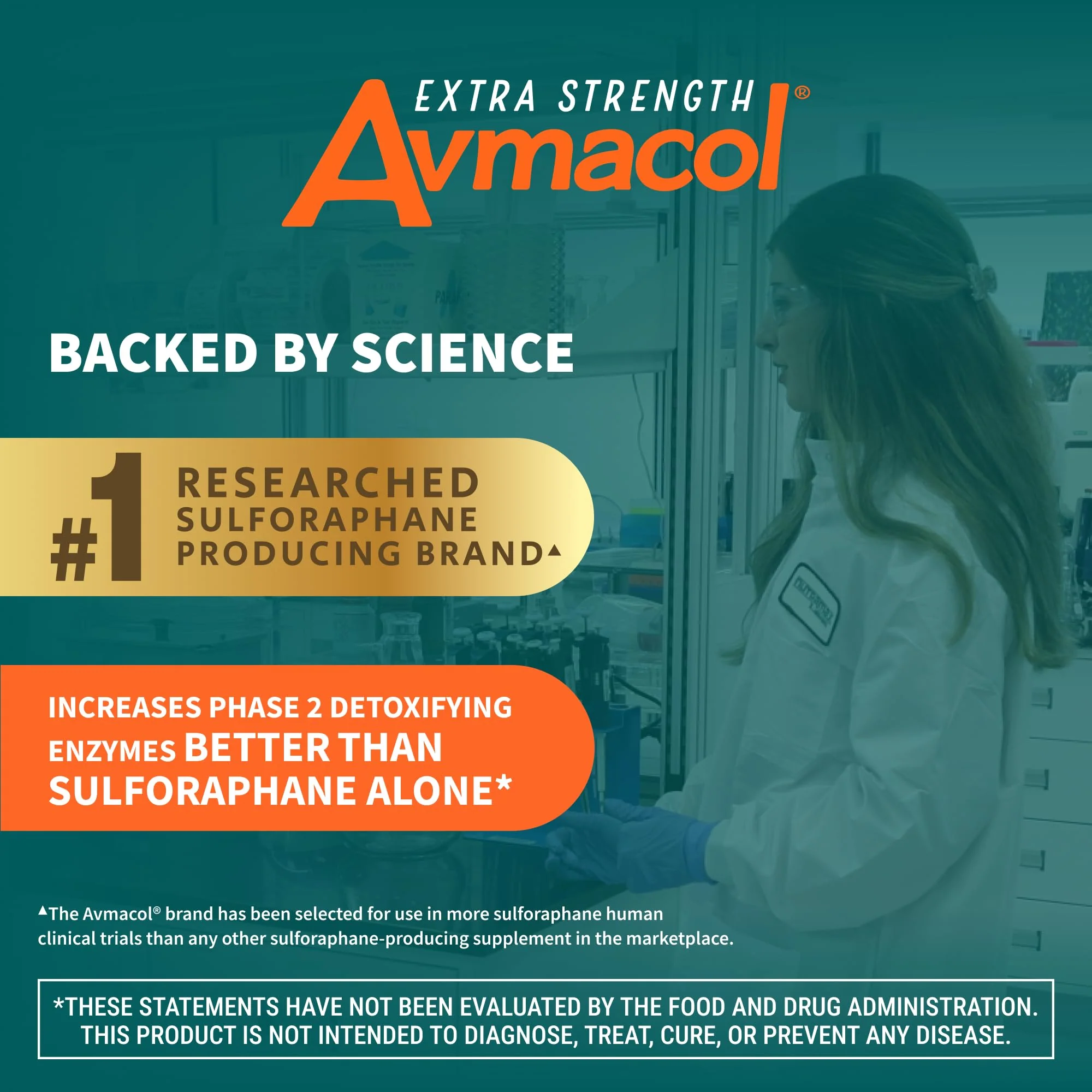 Nutramax Avmacol Extra Strength – #1 Researched Sulforaphane-Producing Detox & Immune Support (75 Tablets) - Image 2