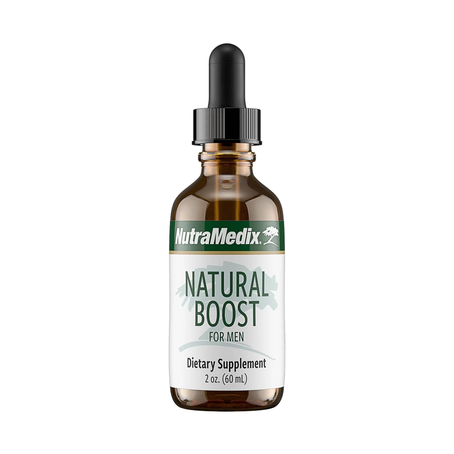 NutraMedix Natural Boost for Men - Amino Acids & Energy Support | L-Arginine, Epimedium, Maca, Ginkgo Biloba, Saffron (2oz / 60ml)