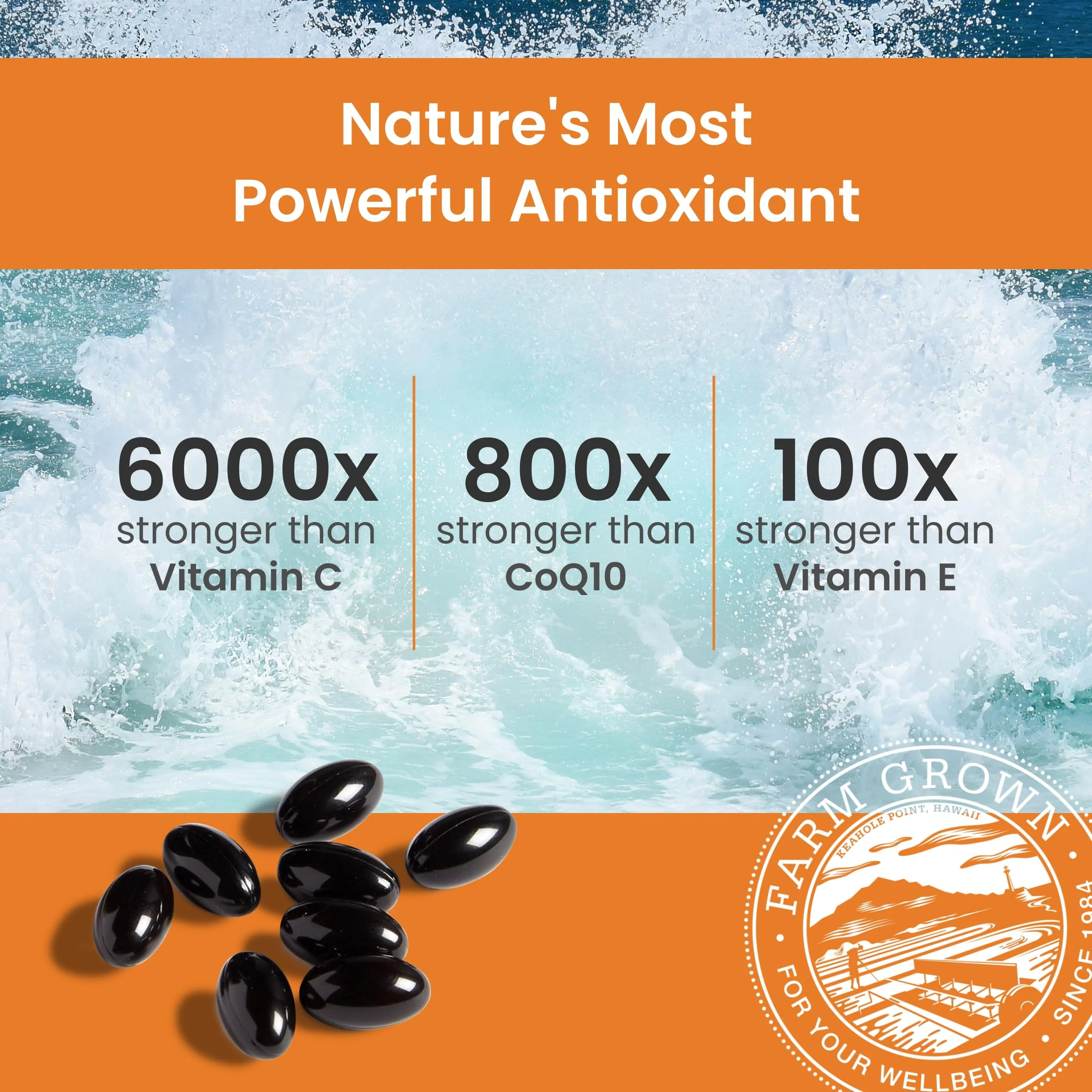 Nutrex Hawaii BioAstin Vegan Astaxanthin 4 mg | 120 Softgels | Eye, Skin, Joint & Immune Support - Image 4