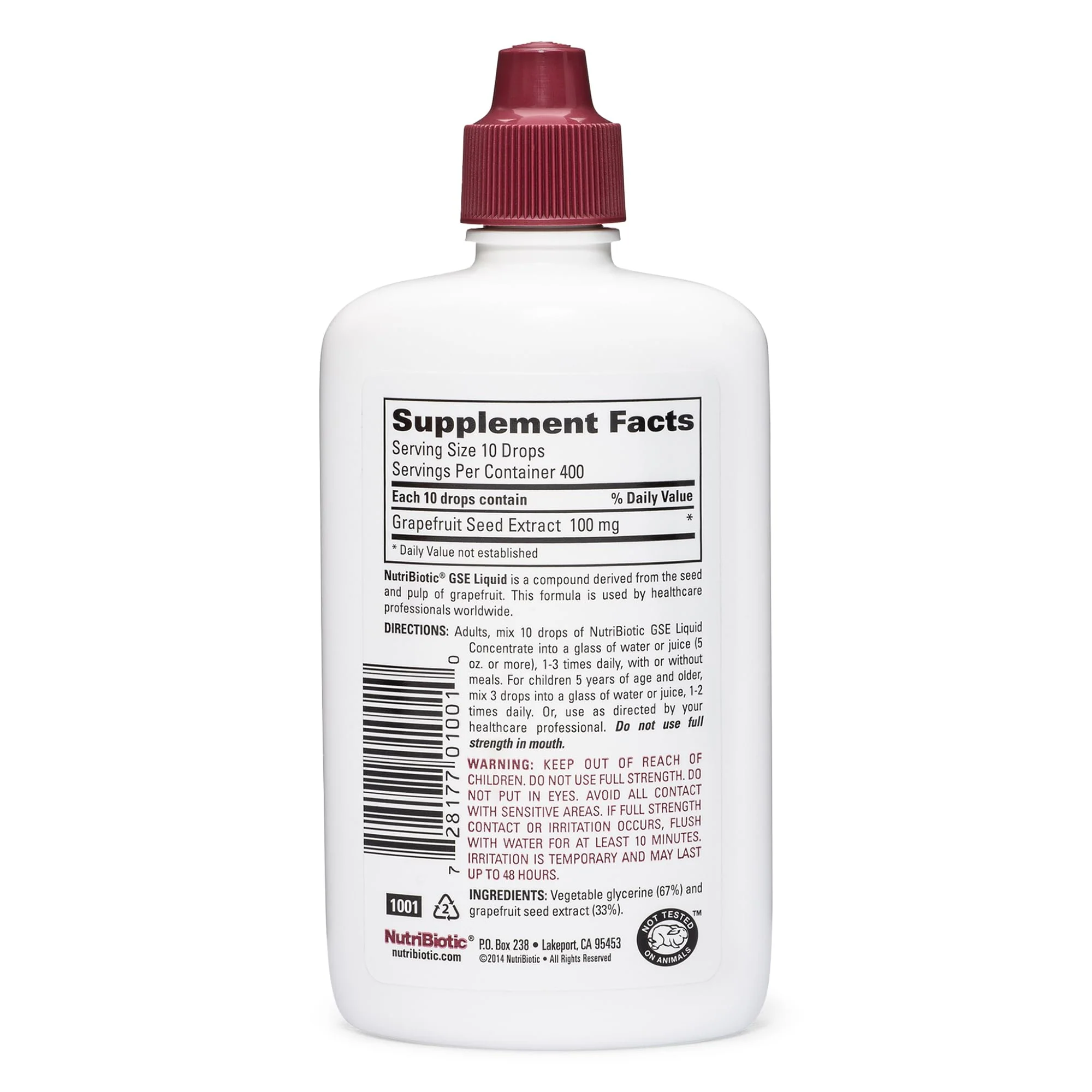 NutriBiotic GSE 4 Oz Liquid – Grapefruit Seed Extract with Bioflavonoids | Vegan, Gluten Free, Non-GMO (Pack of 2) - Image 2