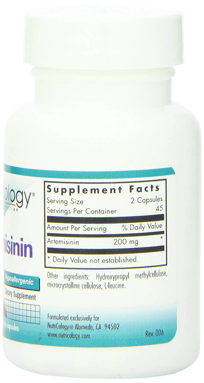 Nutricology Artemisinin Supplement - GI Tract Support, Pure Qinghaosu, Thujone-Free, 90 Count - Image 2