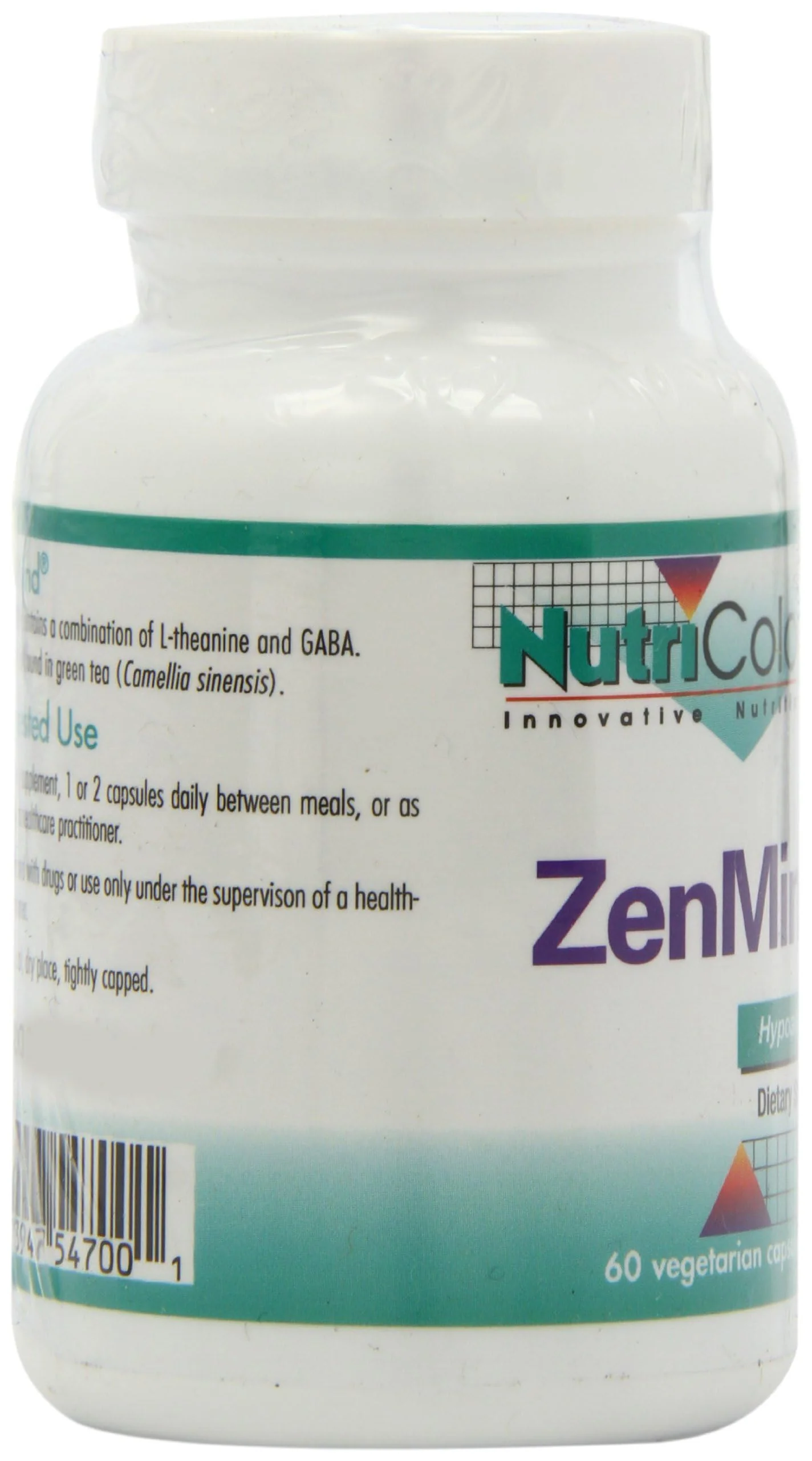 Nutricology ZenMind - Calmness Support with GABA & L-Theanine - 60 Veg Caps - Image 20