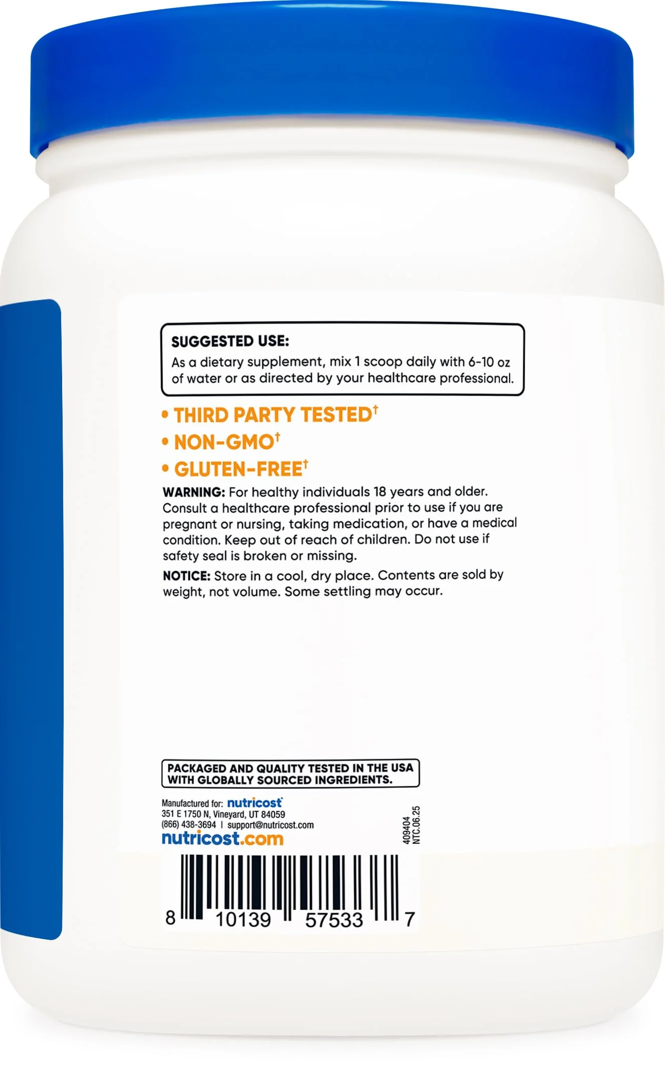 Nutricost Acetyl L-Carnitine (ALCAR) Powder 1000mg, 500g - Image 4