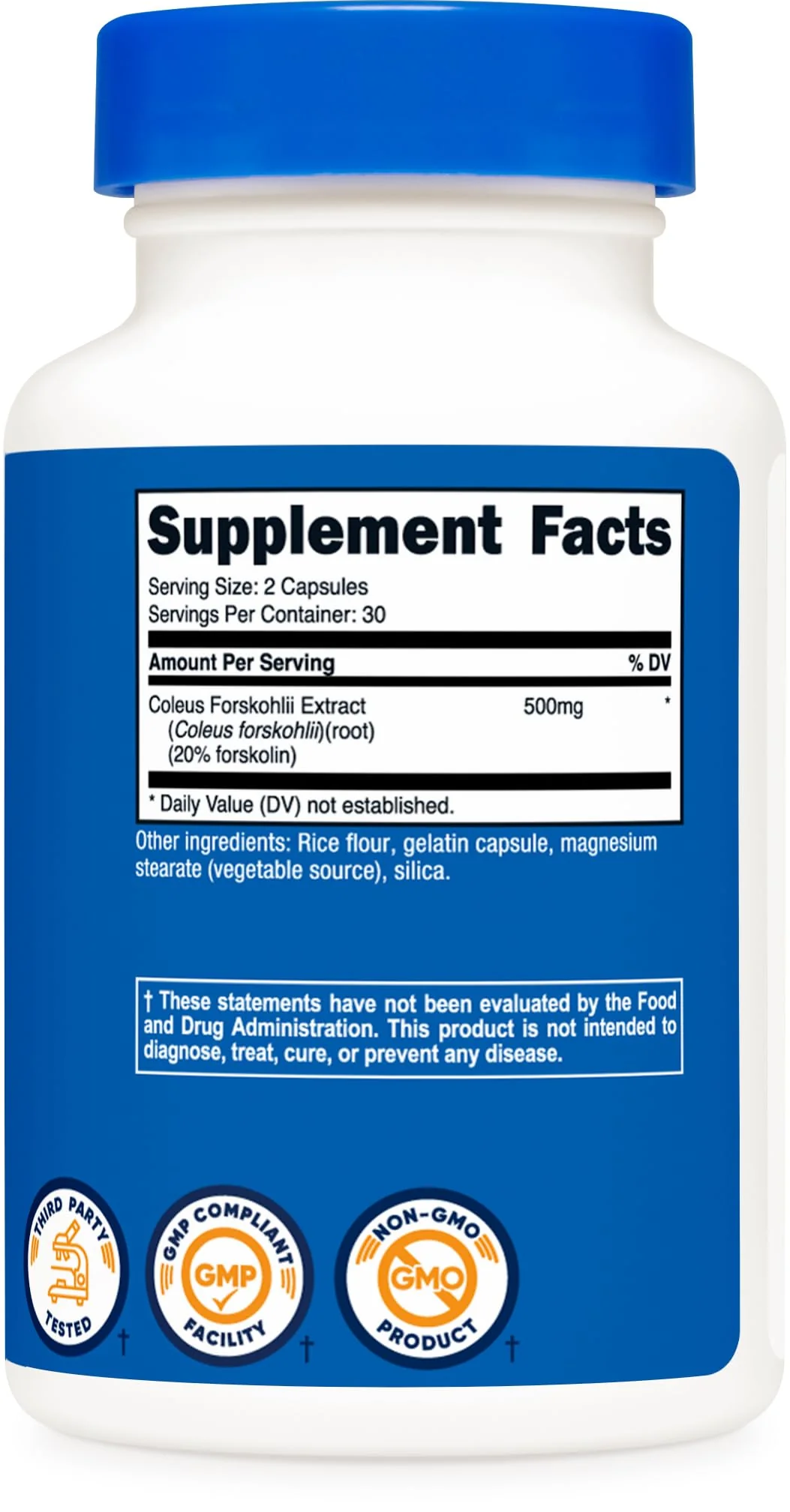 Nutricost Coleus Forskohlii 500mg – 60 Capsules (Pack of 2) | Maximum Strength - Image 5