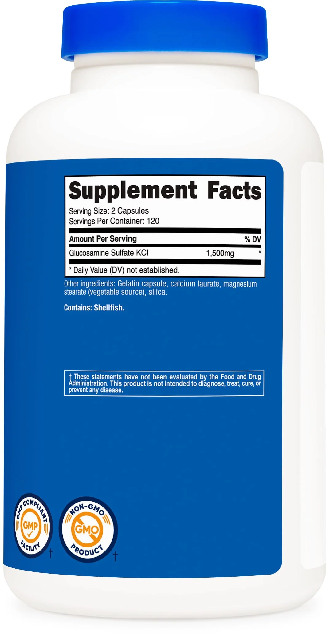 Nutricost Glucosamine Sulfate 1500mg – 240 Capsules (Pack of 2) | Gluten Free, Non-GMO - Image 11
