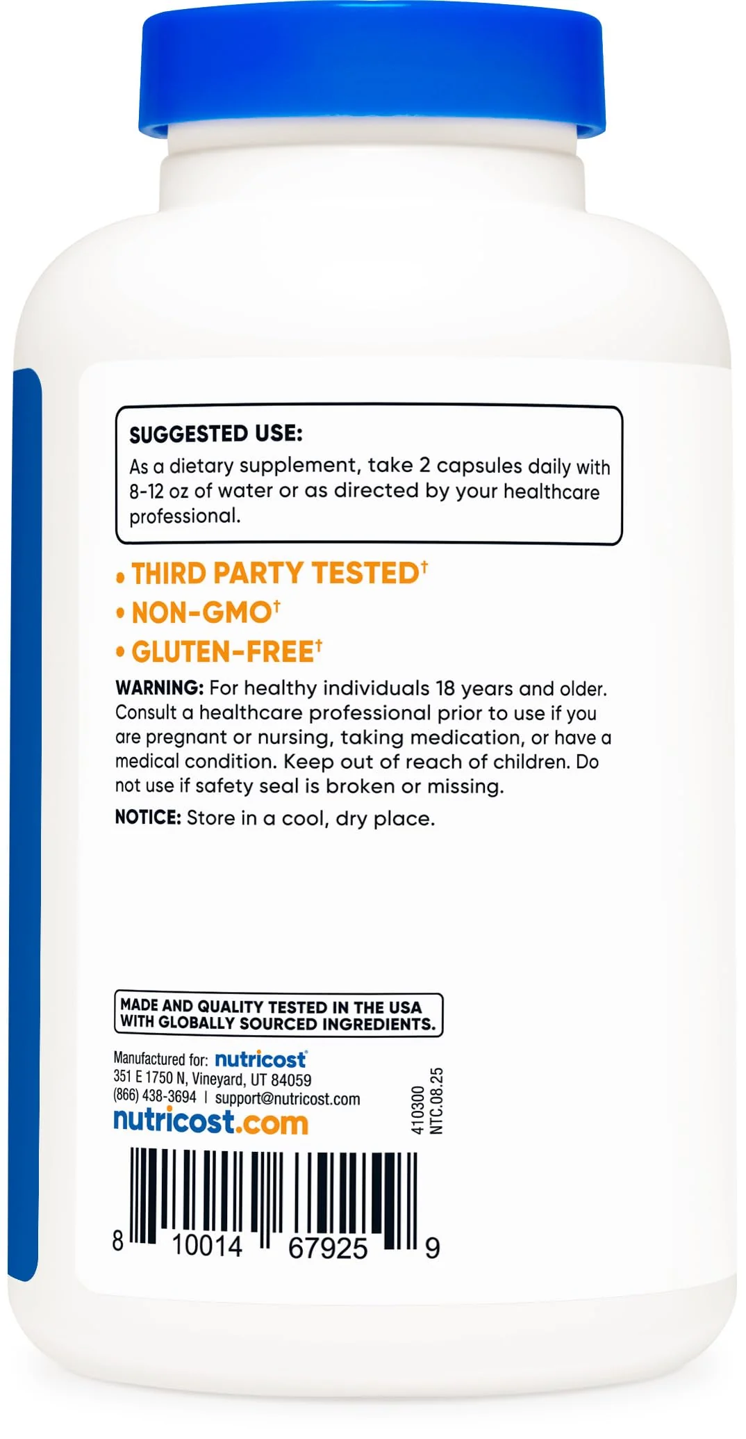 Nutricost Glucosamine Sulfate 1500mg – 240 Capsules (Pack of 2) | Gluten Free, Non-GMO - Image 12