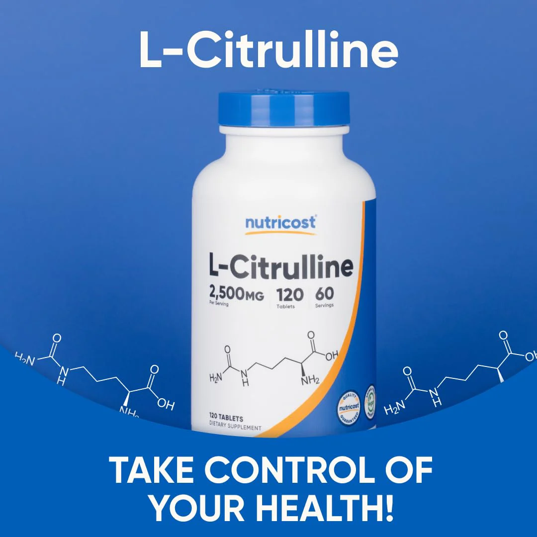 Nutricost L-Citrulline 2500 mg per Serving – 120 Tablets, 2-Pack (Non-GMO & Gluten Free) | GMP & FDA Registered - Image 5