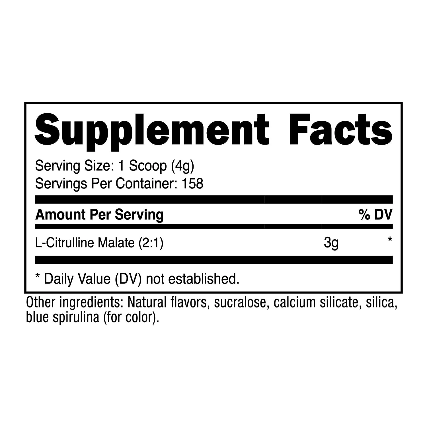 Nutricost L-Citrulline Malate 2:1 (600g) Blue Raspberry – 3g per Serving, 171 Servings | 30-Day Guarantee - Image 6
