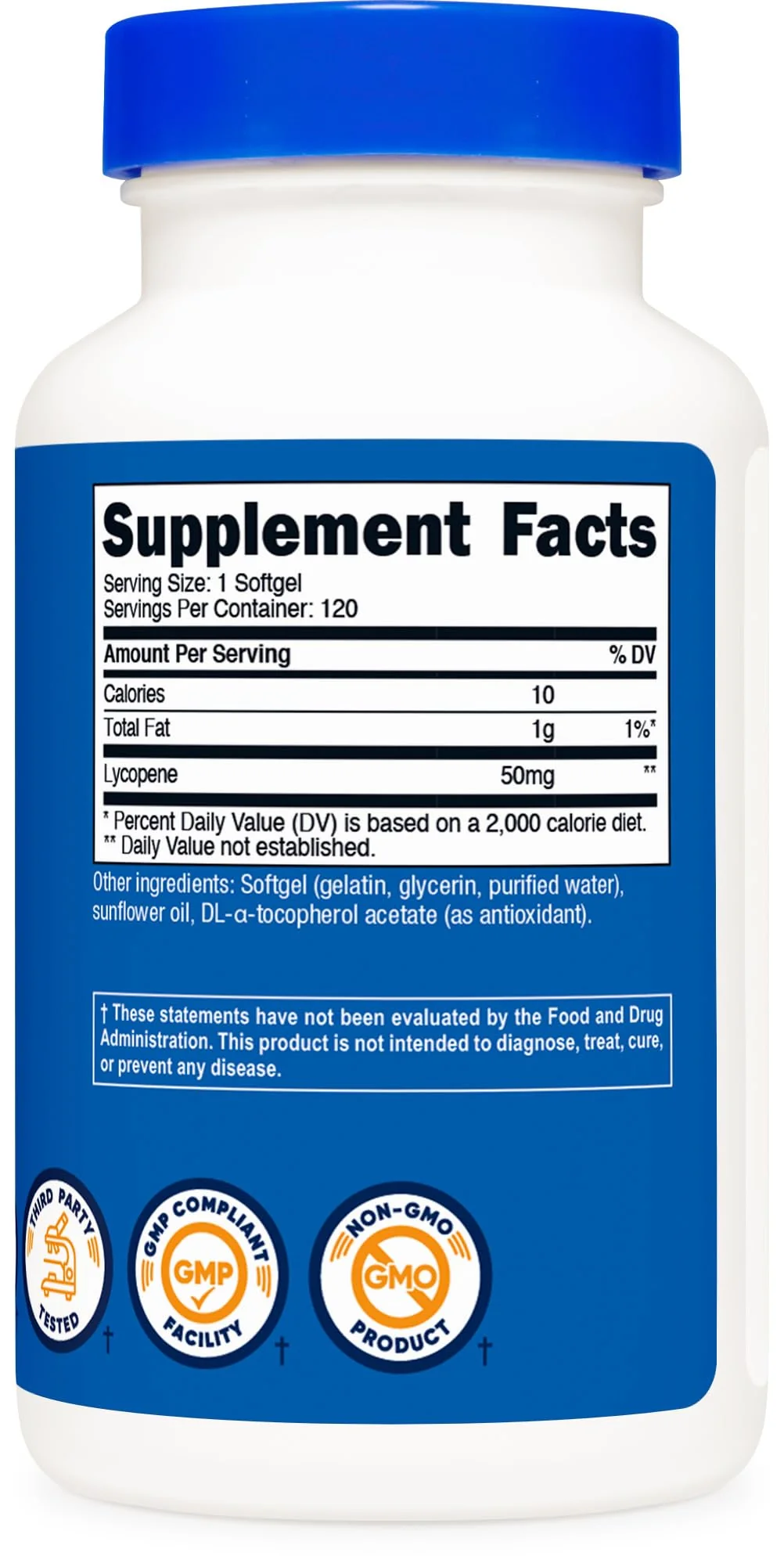 Nutricost Lycopene 50mg Softgels – 120 Softgels | Non-GMO, Gluten-Free - Image 5