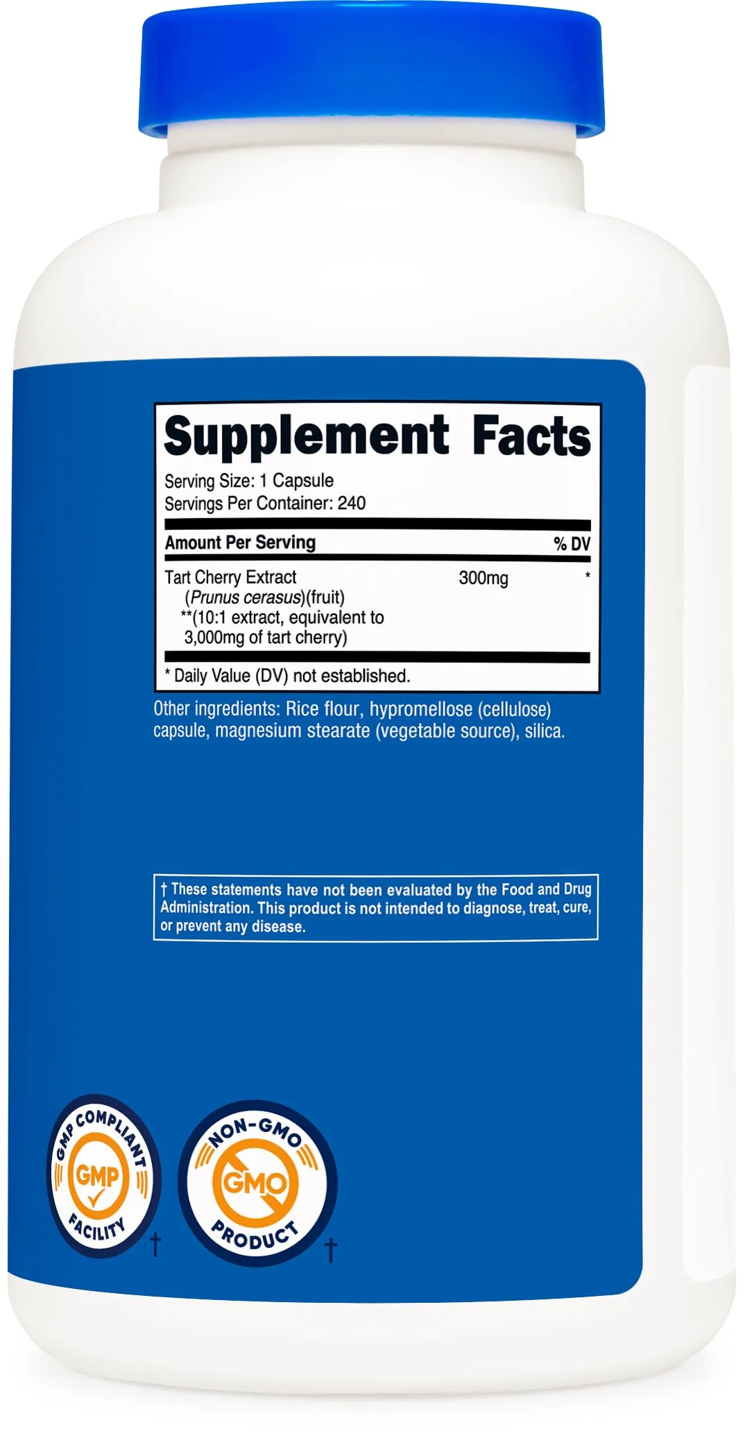 Nutricost Tart Cherry Extract 3000mg – 240 Vegetarian Capsules | Gluten Free, Non-GMO (Pack of 2) - Image 5