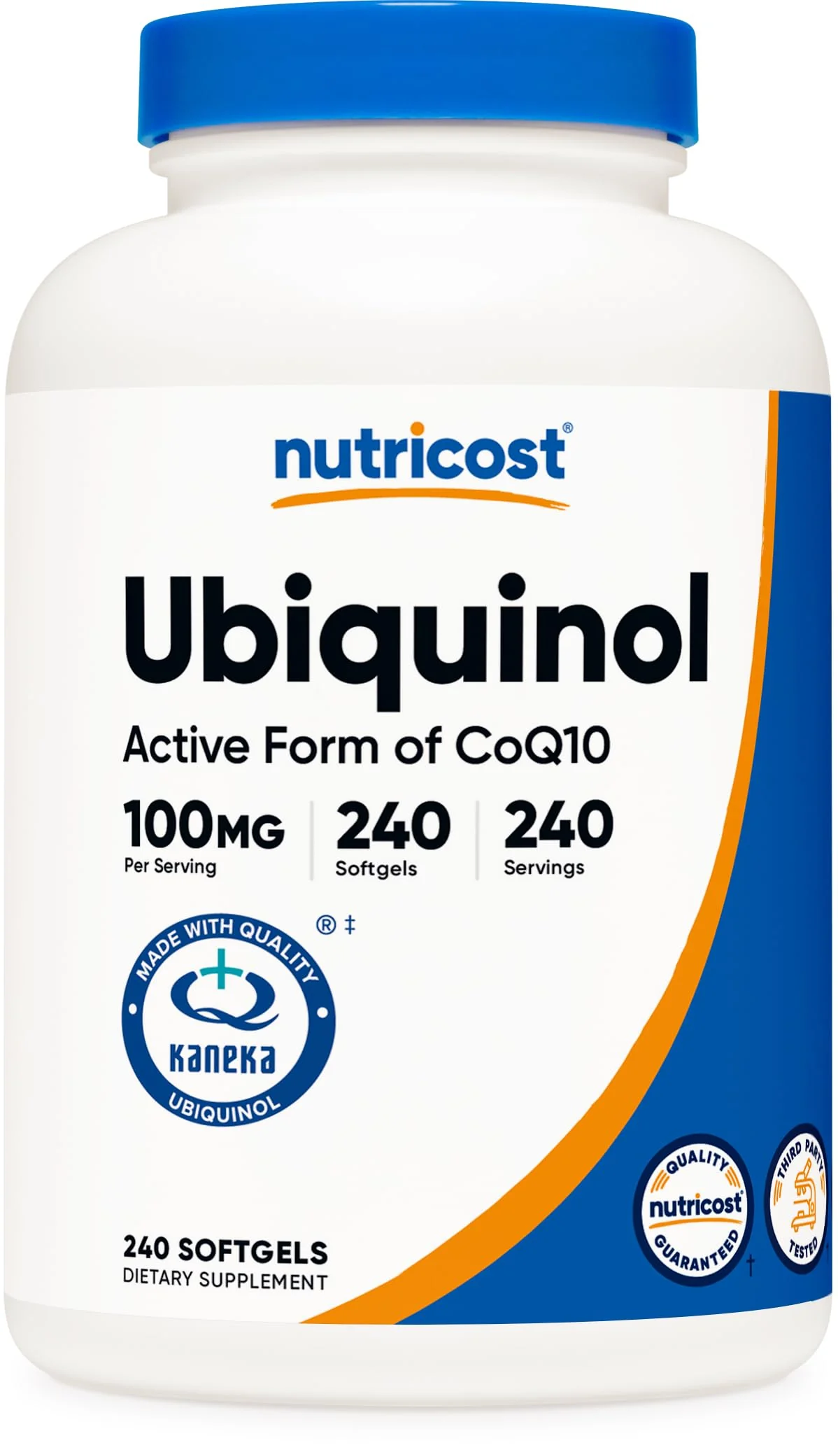 Nutricost Ubiquinol Softgels 100 mg, 240 Softgels – Active CoQ10, Gluten Free, Non-GMO - Image 6