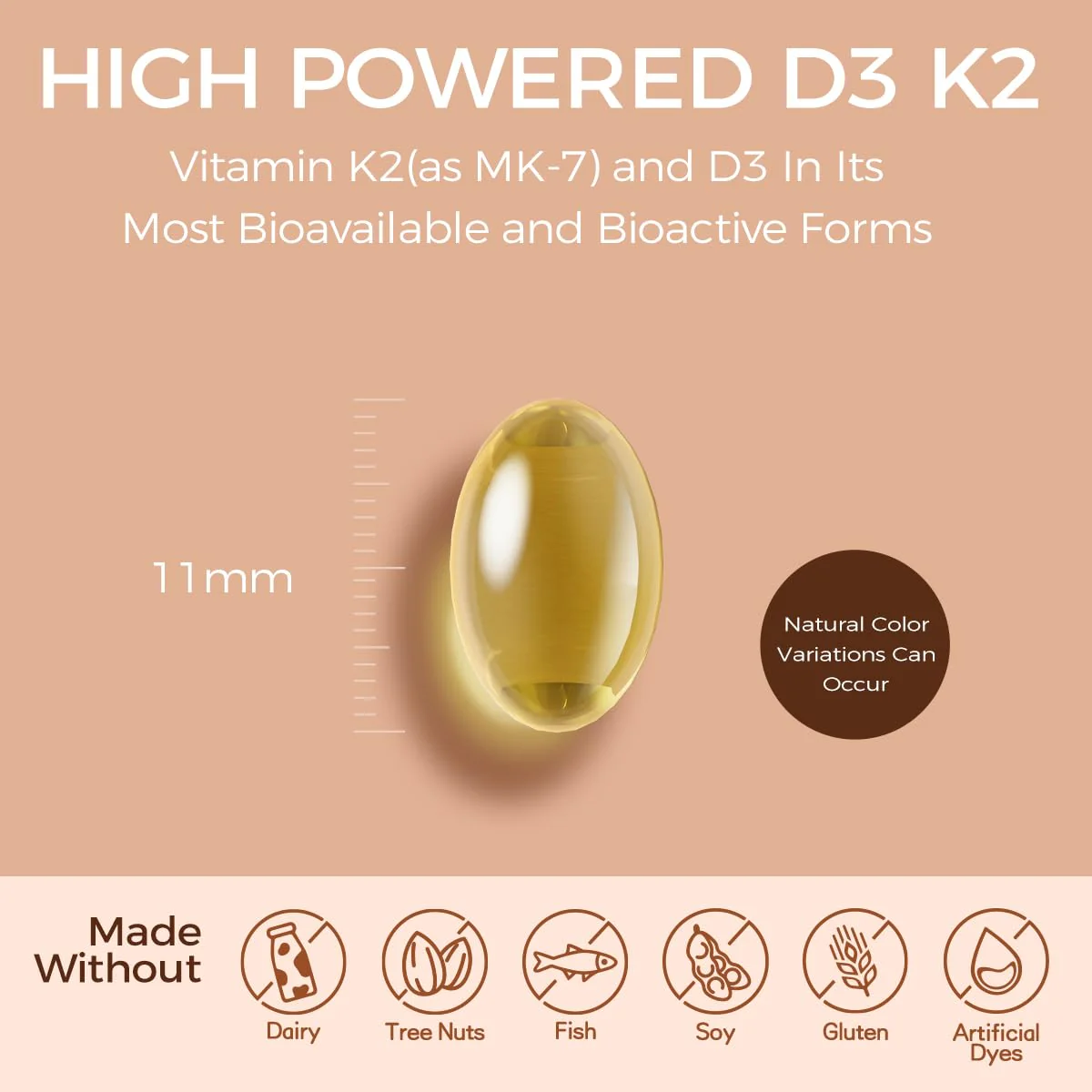 NutriSphere Vitamin D3 and K2 MK-7 – 365 Softgels, 10,000 IU D3 / 200 mcg K2 MK-7 - Image 9