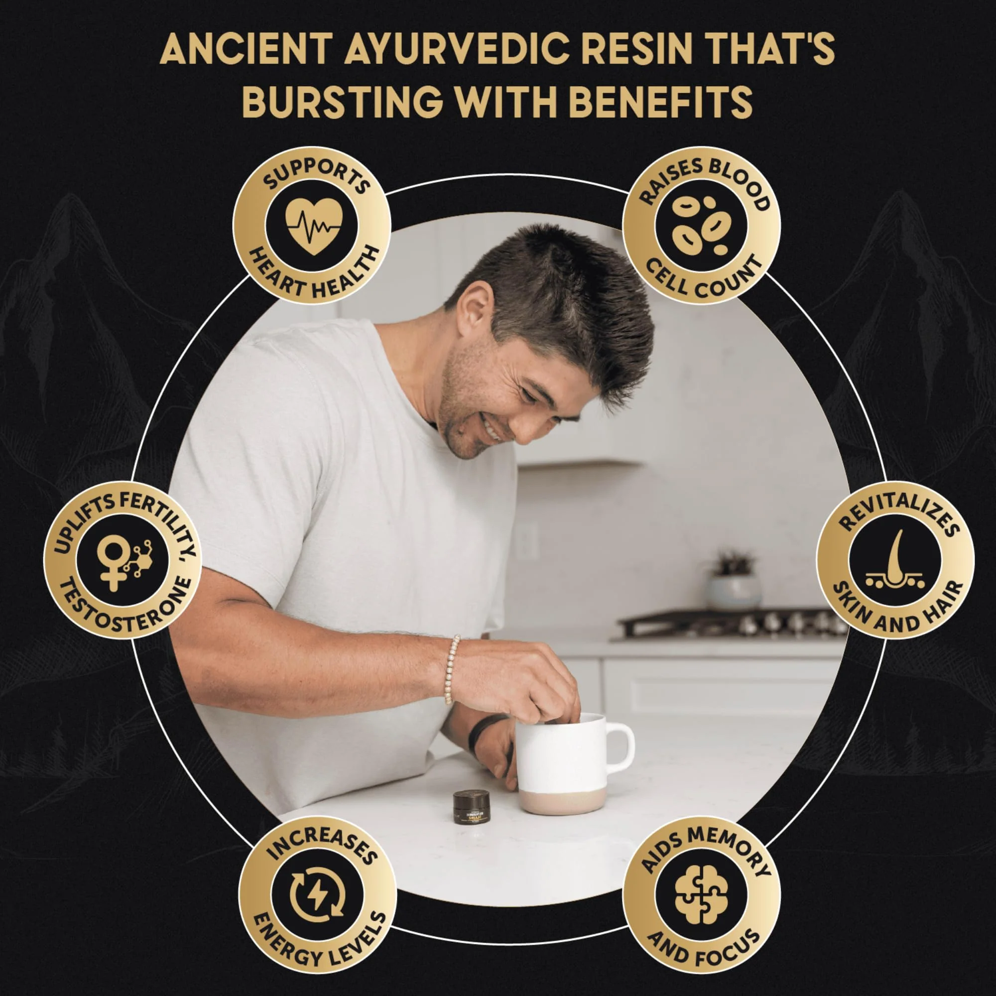 NutroTonic Himalayan Shilajit Resin – Gold Grade 86% Fulvic Acid – 5g Jar - Image 4
