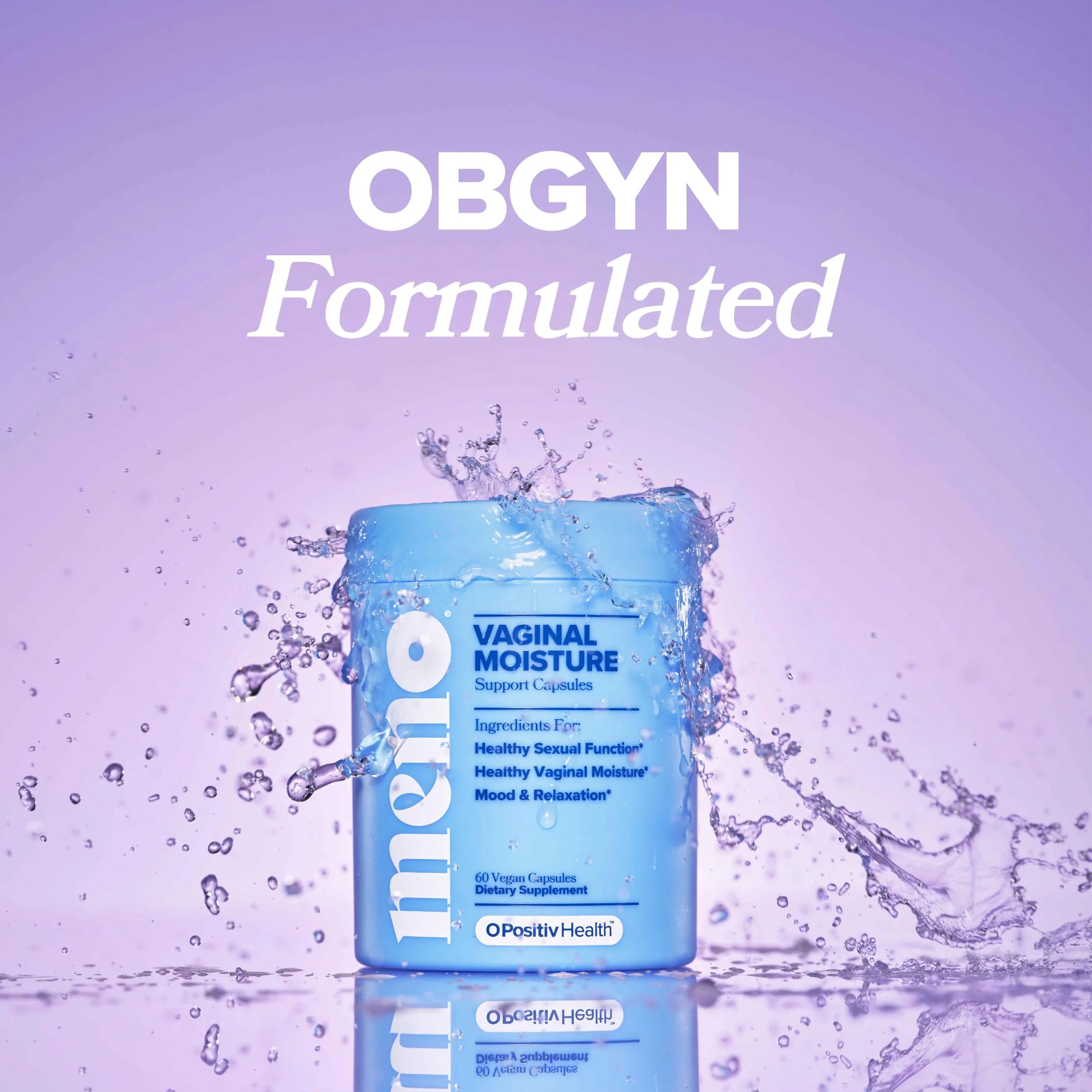 O Positiv MENO Vaginal Moisture Support Capsules – Hormone-Free, OBGYN-Formulated (3-Pack, 30 Servings) - Image 12