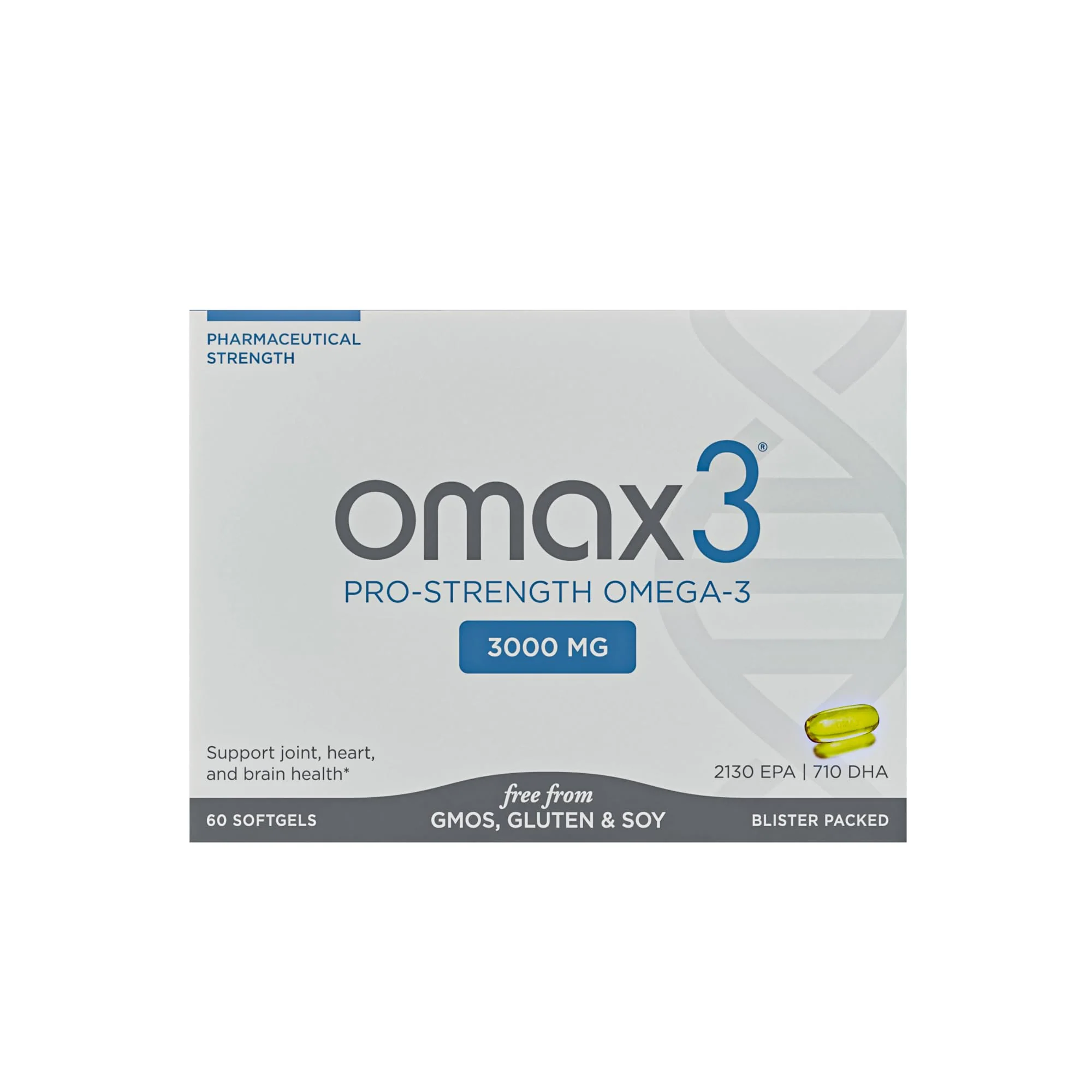 Omax3 Professional Strength Omega-3 1000 mg - NSF Certified