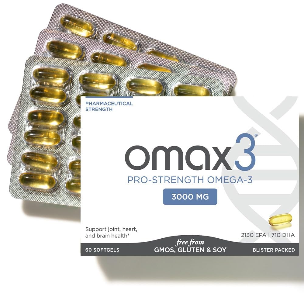 Omax3 Professional Strength Omega-3 1000 mg - NSF Certified - Image 2