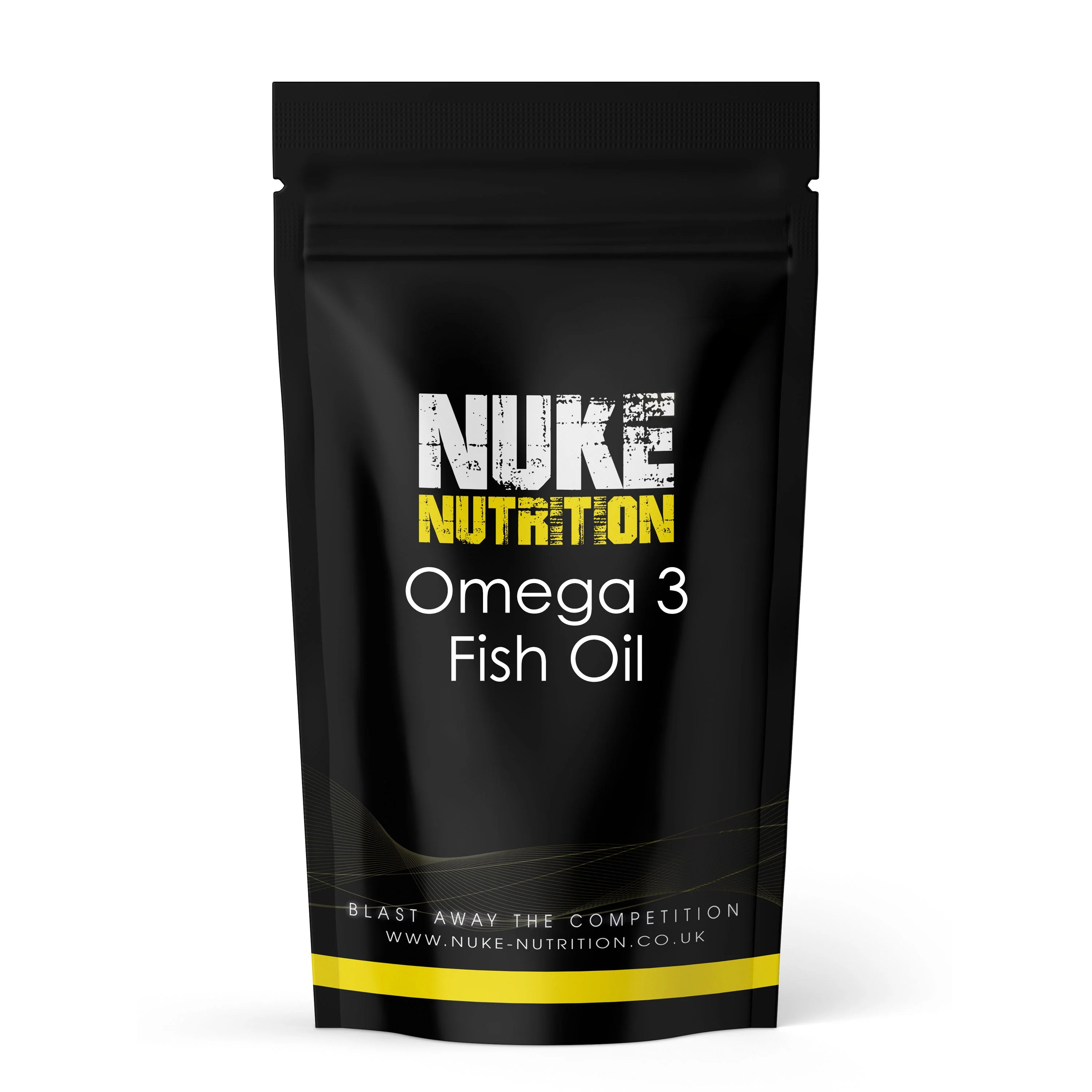 Omega 3 Fish Oil 1000mg Softgels High Strength EPA & DHA - Supports Healthy Eye, Heart & Brain Function