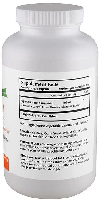 One Planet Nutrition Nano Curcumin 500 mg Veggie Capsules – High Absorption, 120 Servings - Image 2